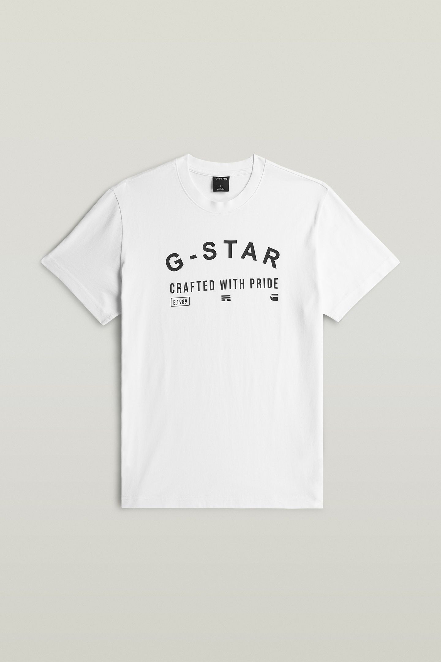 CHEST LOGO R T S\S WHITE 3