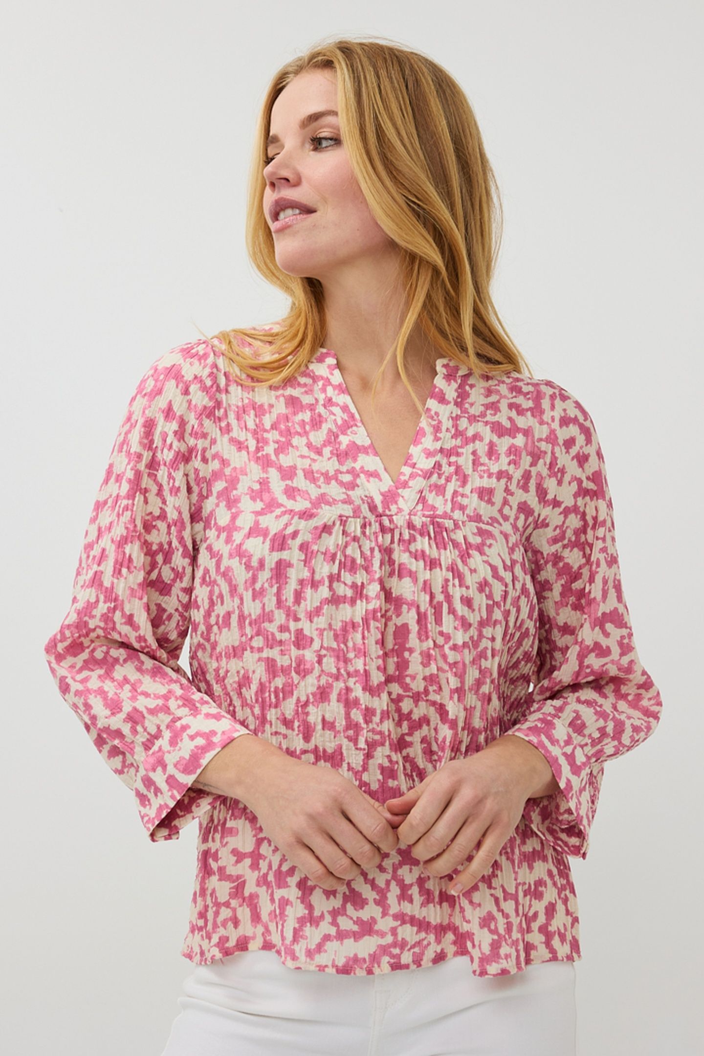 BLOUSE FLORAL RETREAT PRINT 2