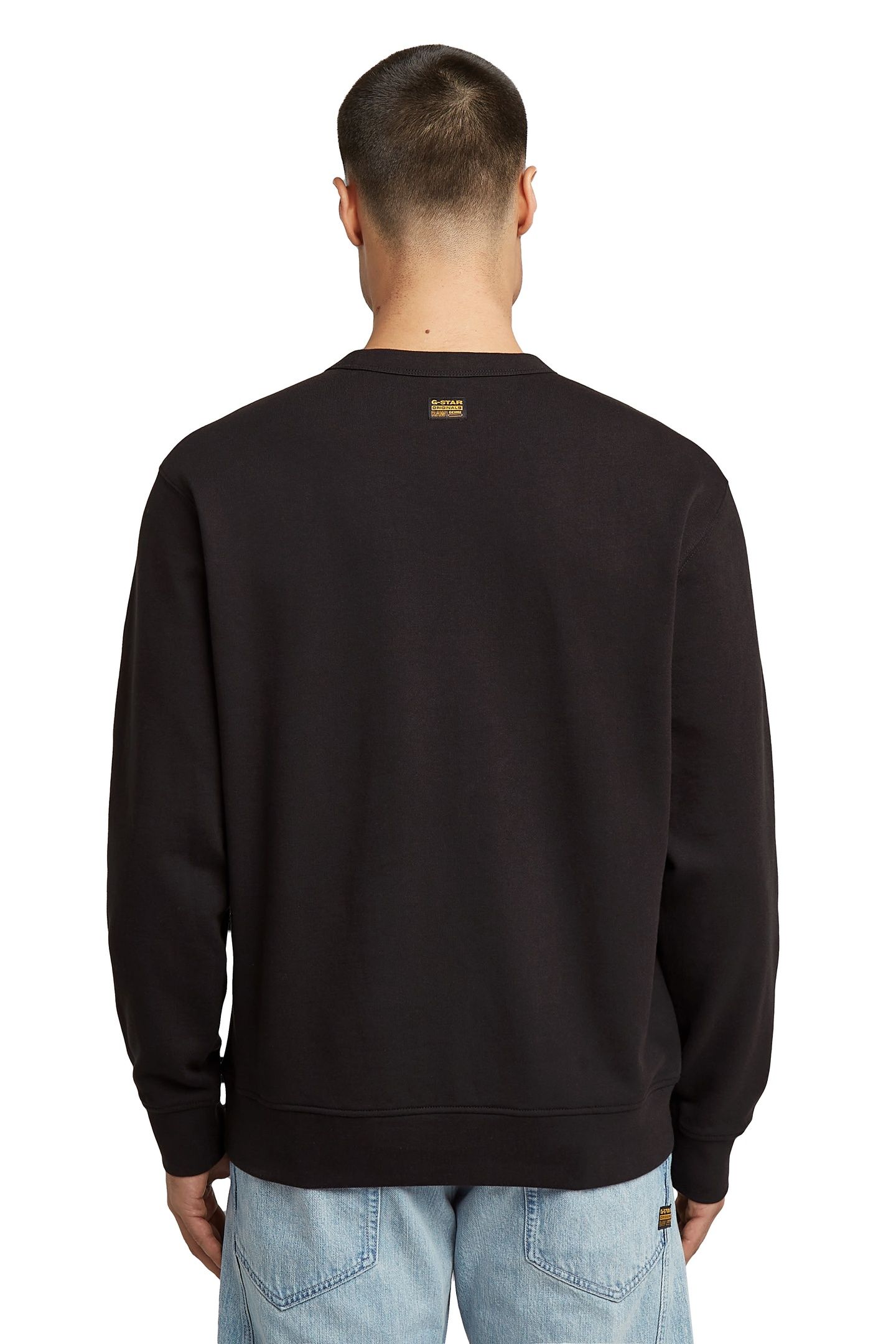 TEXT GRAPHIC SWEATER BLACK 3