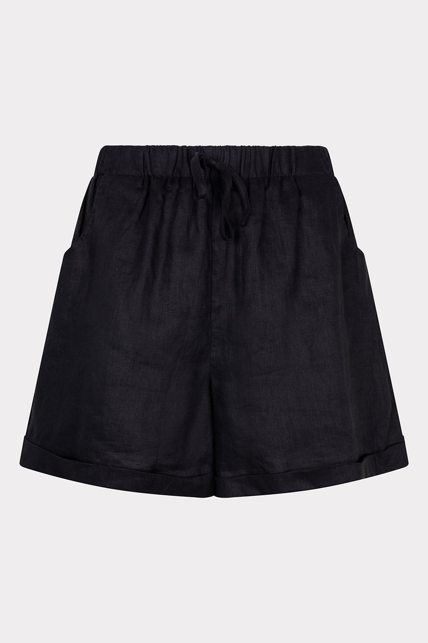 SHORTS LINEN BLACK 4