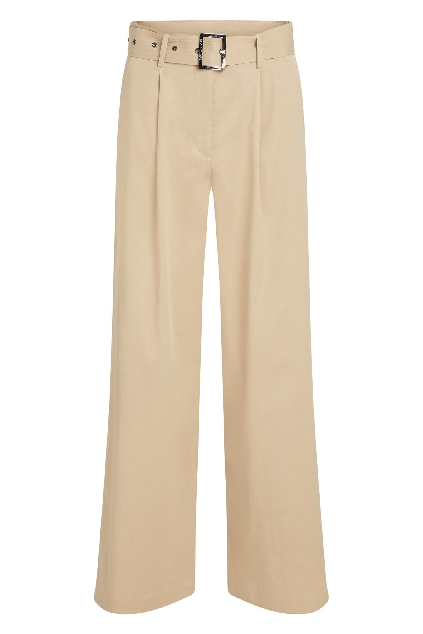 COTTON BLEND PANTS BEIGE 3