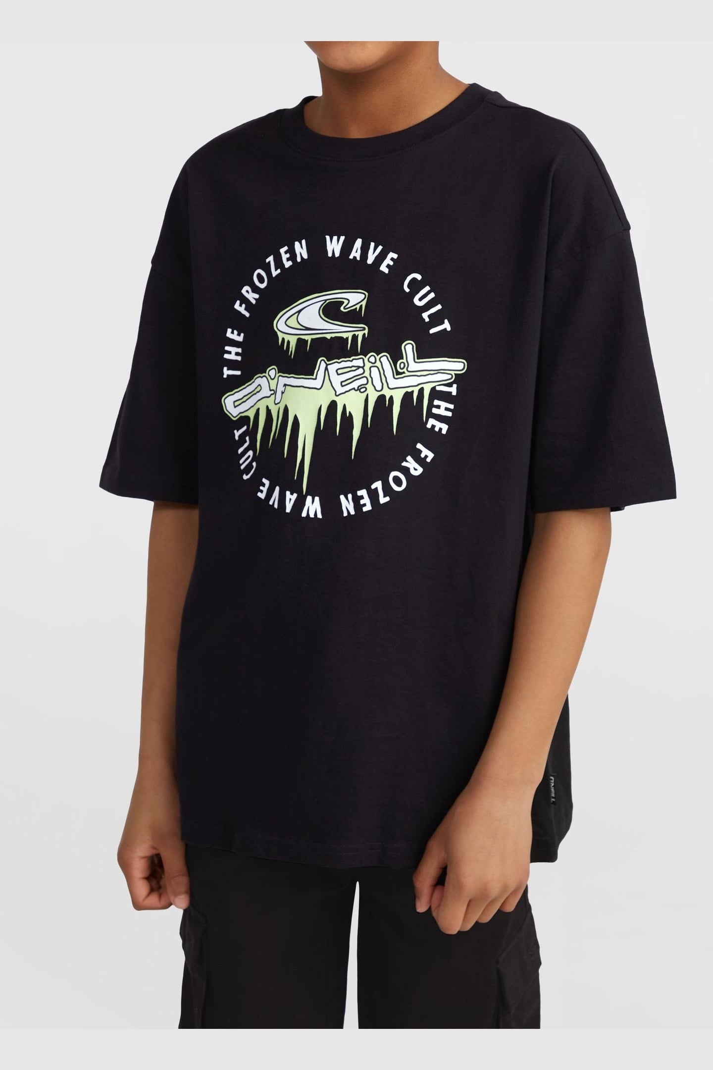 BOYS O'NEILL GRAPHIC T-SHIRT BLACK OUT 1
