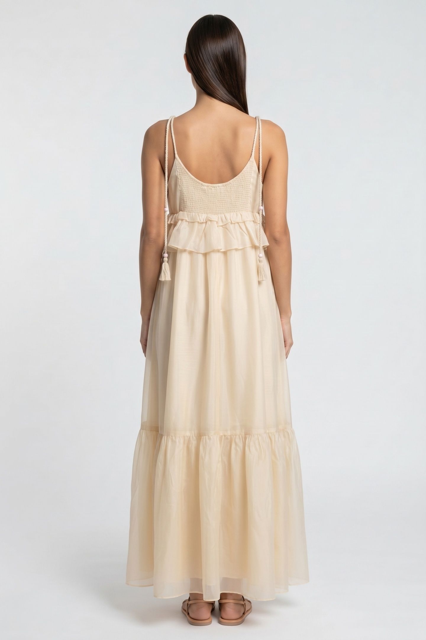 AMA DRESS BEIGE 2