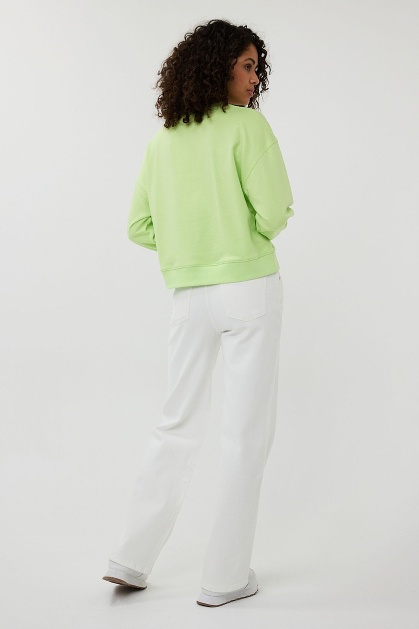 TROUSERS WIDE LEG JEANS OFF WHITE 4