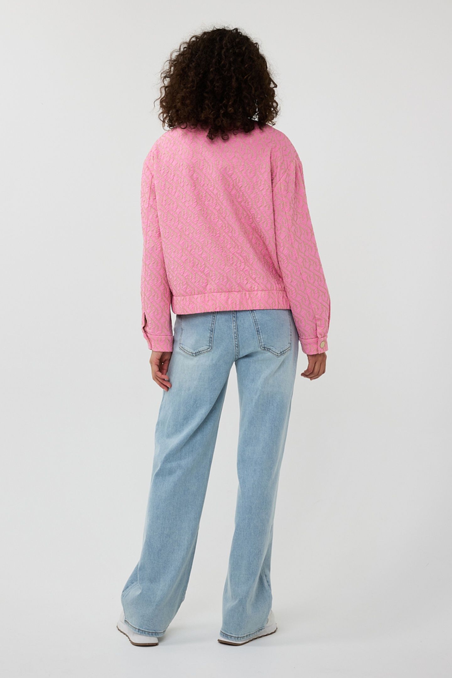 JACKET BOMBER JACQUARD ROSE 4