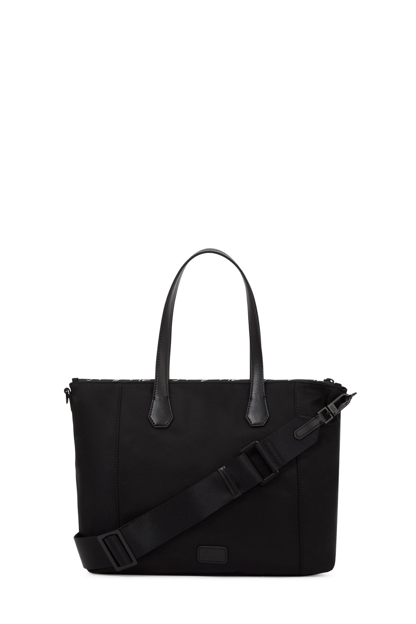 K/LUNA NYLON SMALL TOTE BLACK 1