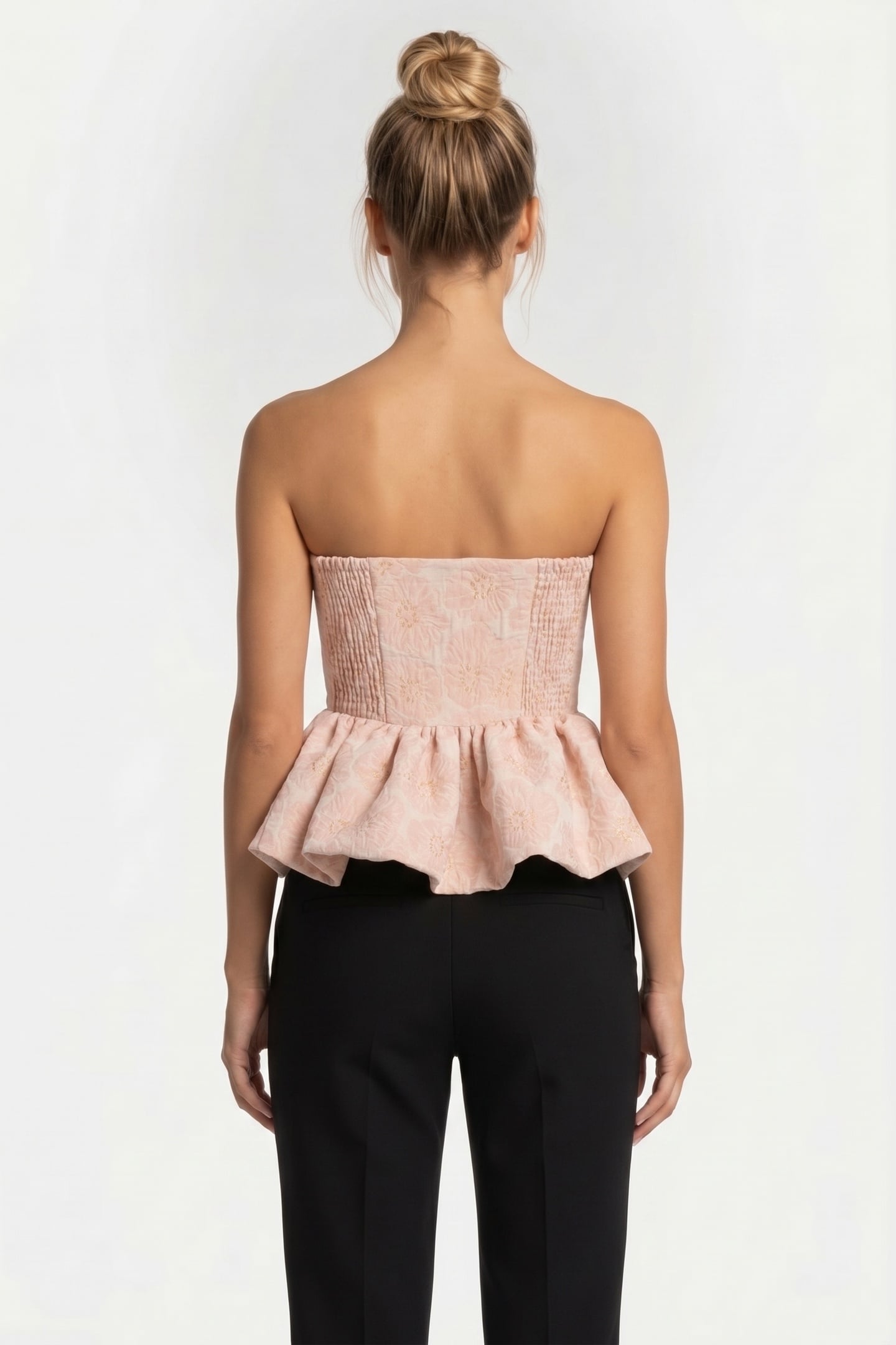 ROSITA BROCADE TOP ORANGE 3