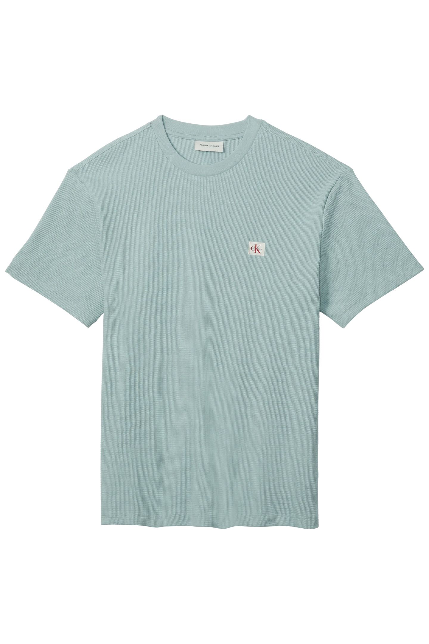 SS WAFFLE BADGE CREW NECK TEE OVERCAST 5