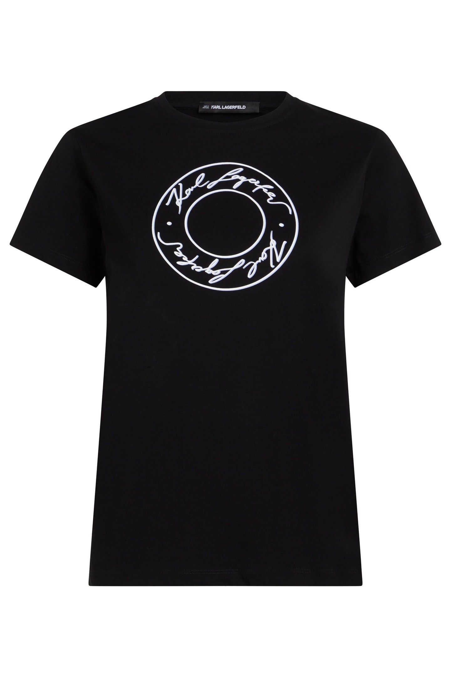 BIG LUNA PRINT T-SHIRT BLACK 1