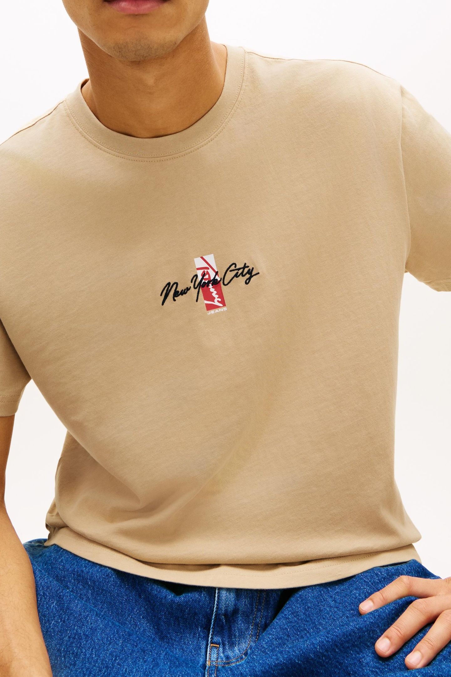 TJM REGULAR SIGN BLOCK T-SHIRT GENTLE GOLD 5