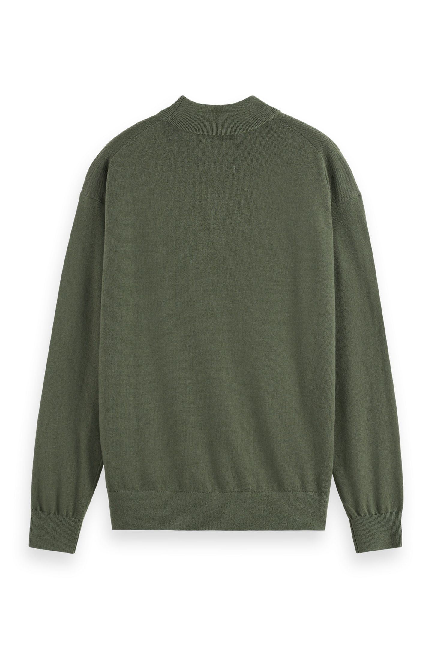 DROPPED SHOULDER MOCK NECK PULLOVER THYME 2