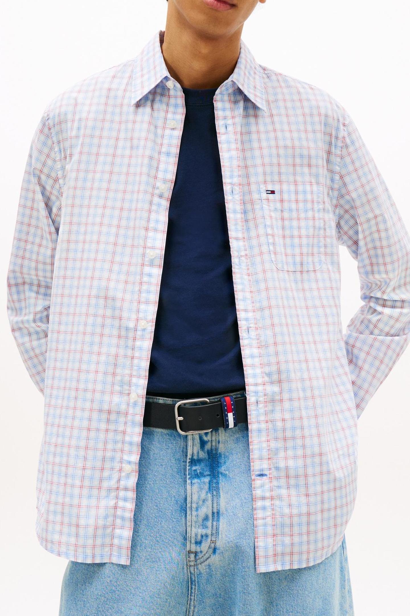 TJM REGULAR CHECK POPLIN SHIRT ECRU CHECK 2