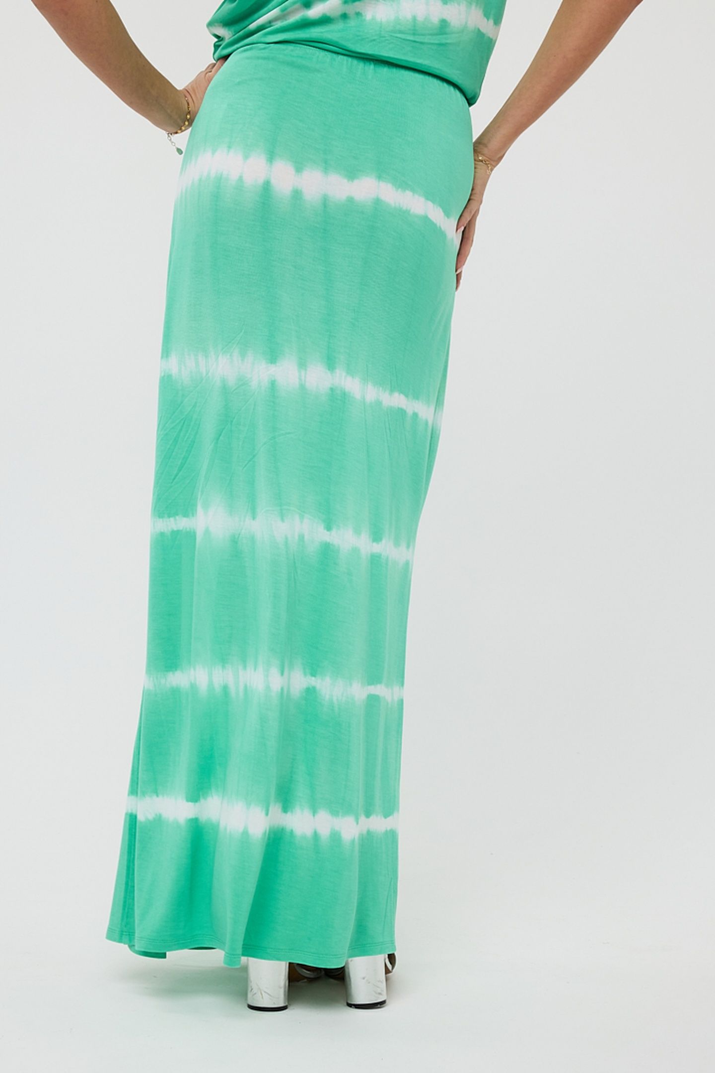 SKIRT TIE DYE GREEN 3