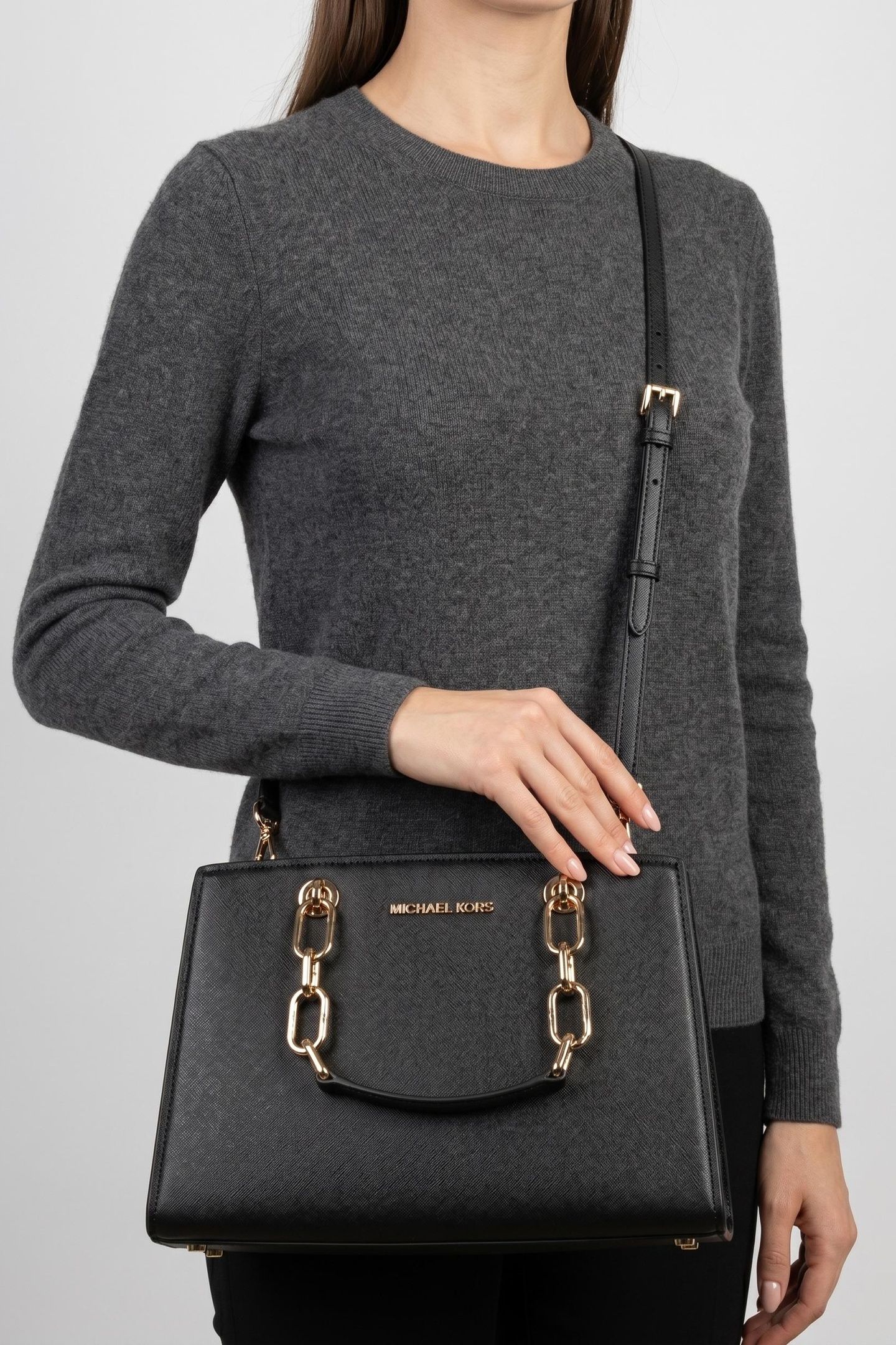 MEDIUM SATCHEL BLACK 1