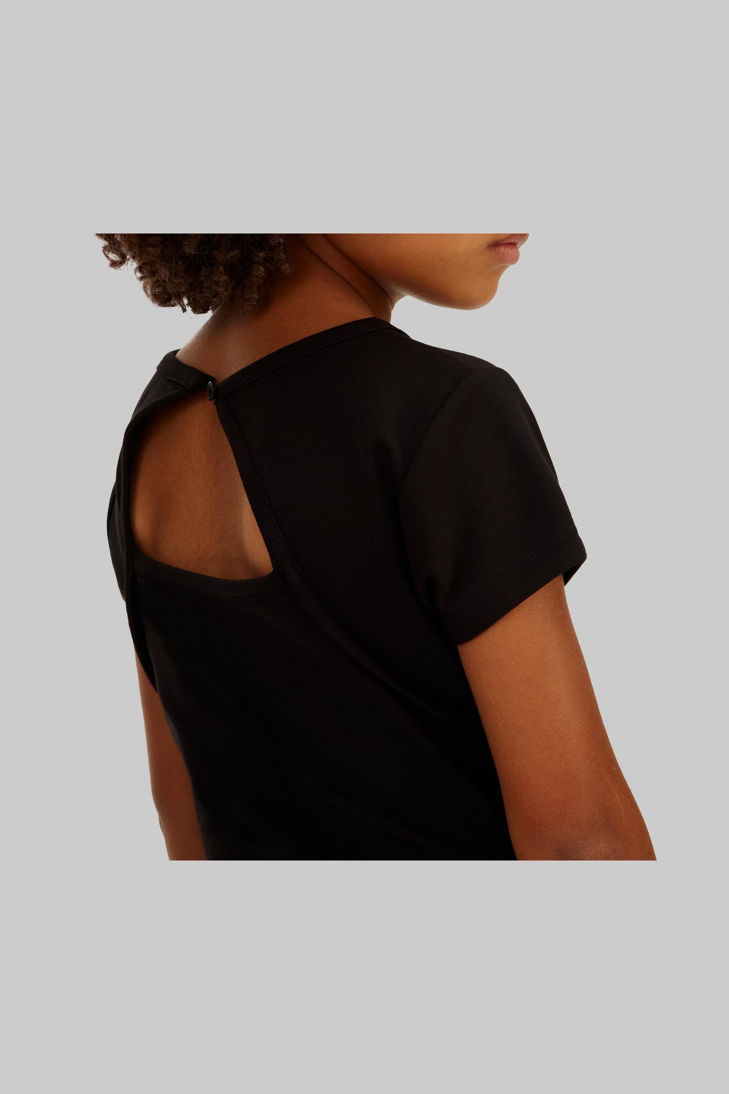GIRLS PUNTO SS DRESS BLACK 4