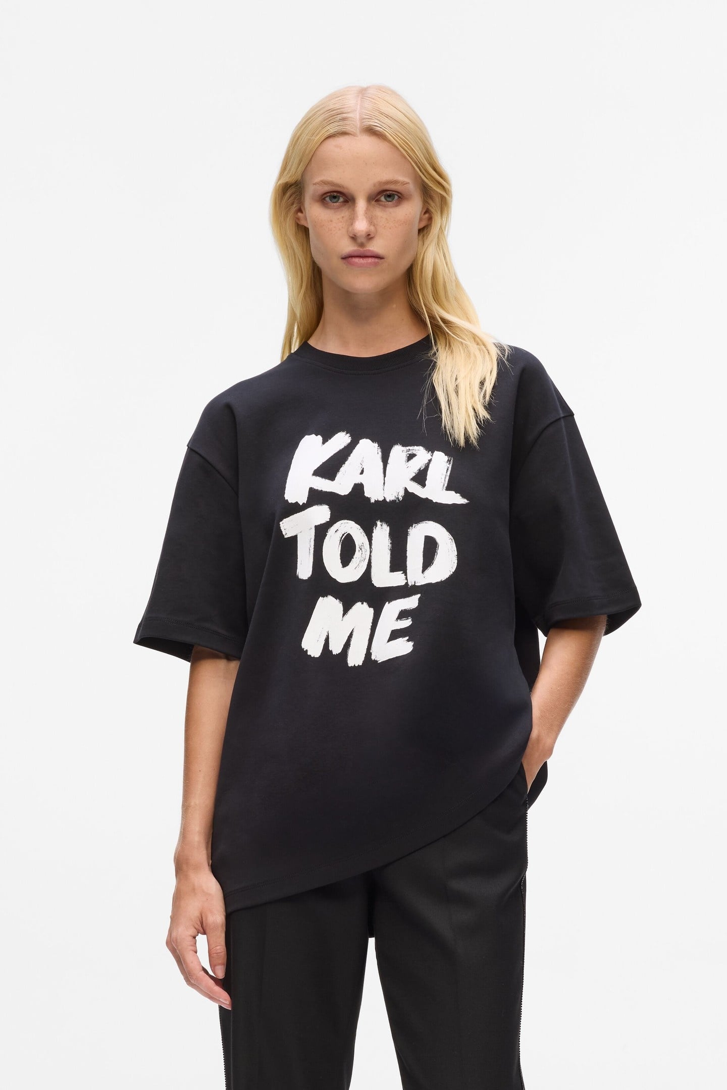 KARL TOLD ME T-SHIRT BLACK 1