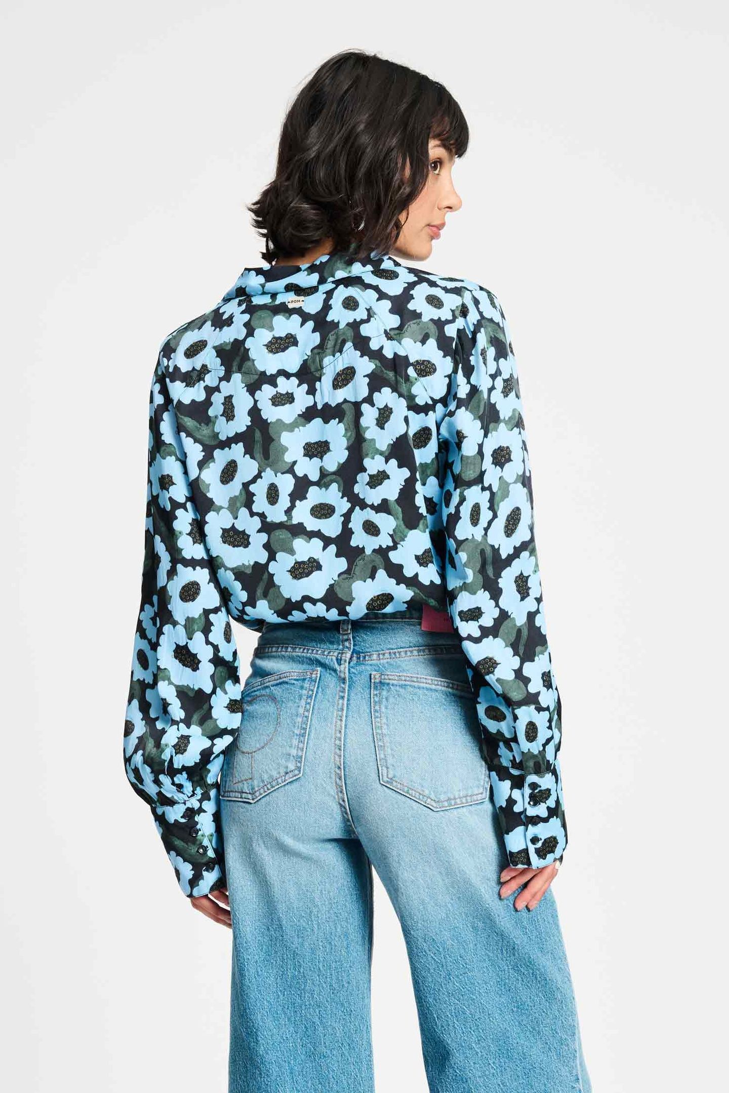 BLOUSE - WILD FLOWERS BLUE 4