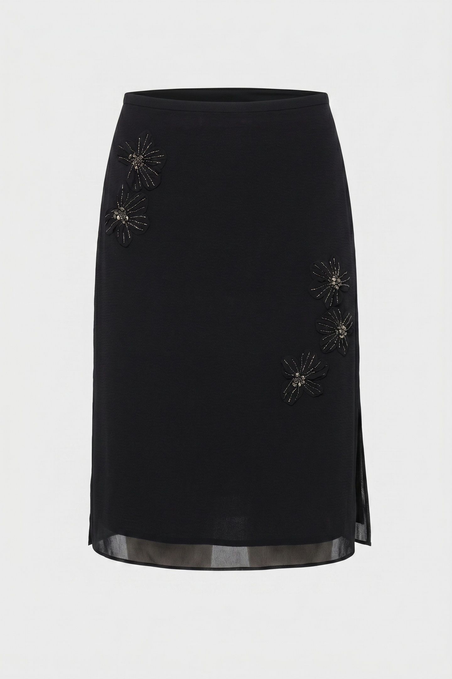 CAULINE MIDI SKIRT BLACK 4