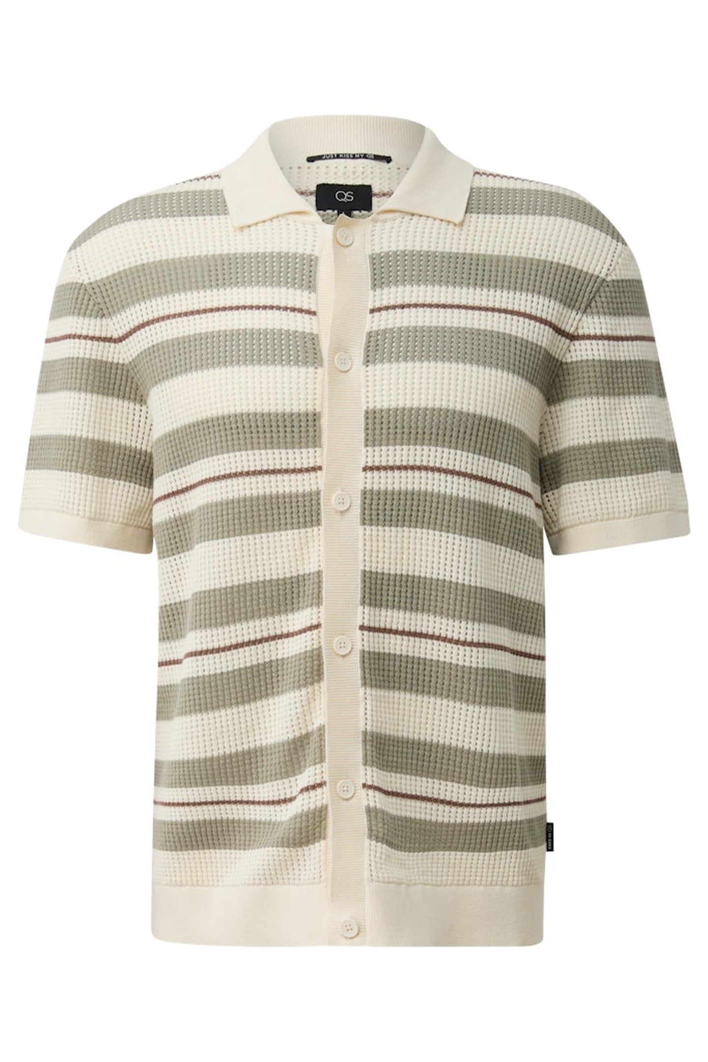 S.OLIVER-QS PULLOVER SHORTSLEEVE OFFWHITE 2
