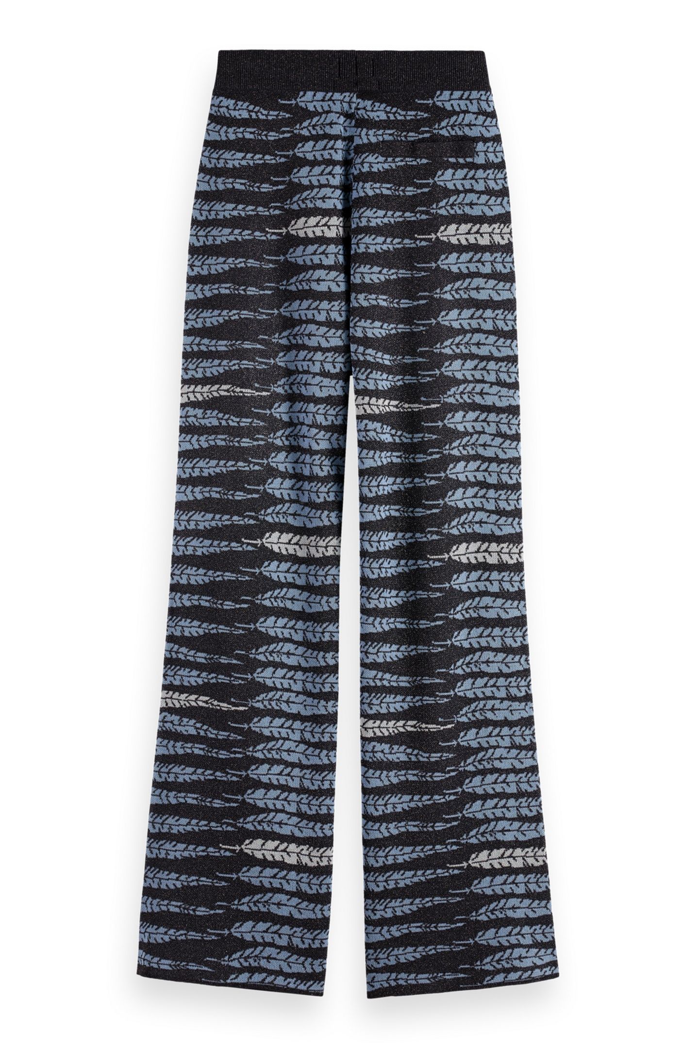 LUREX JACQUARD TROUSERS CHARCOAL ART 5