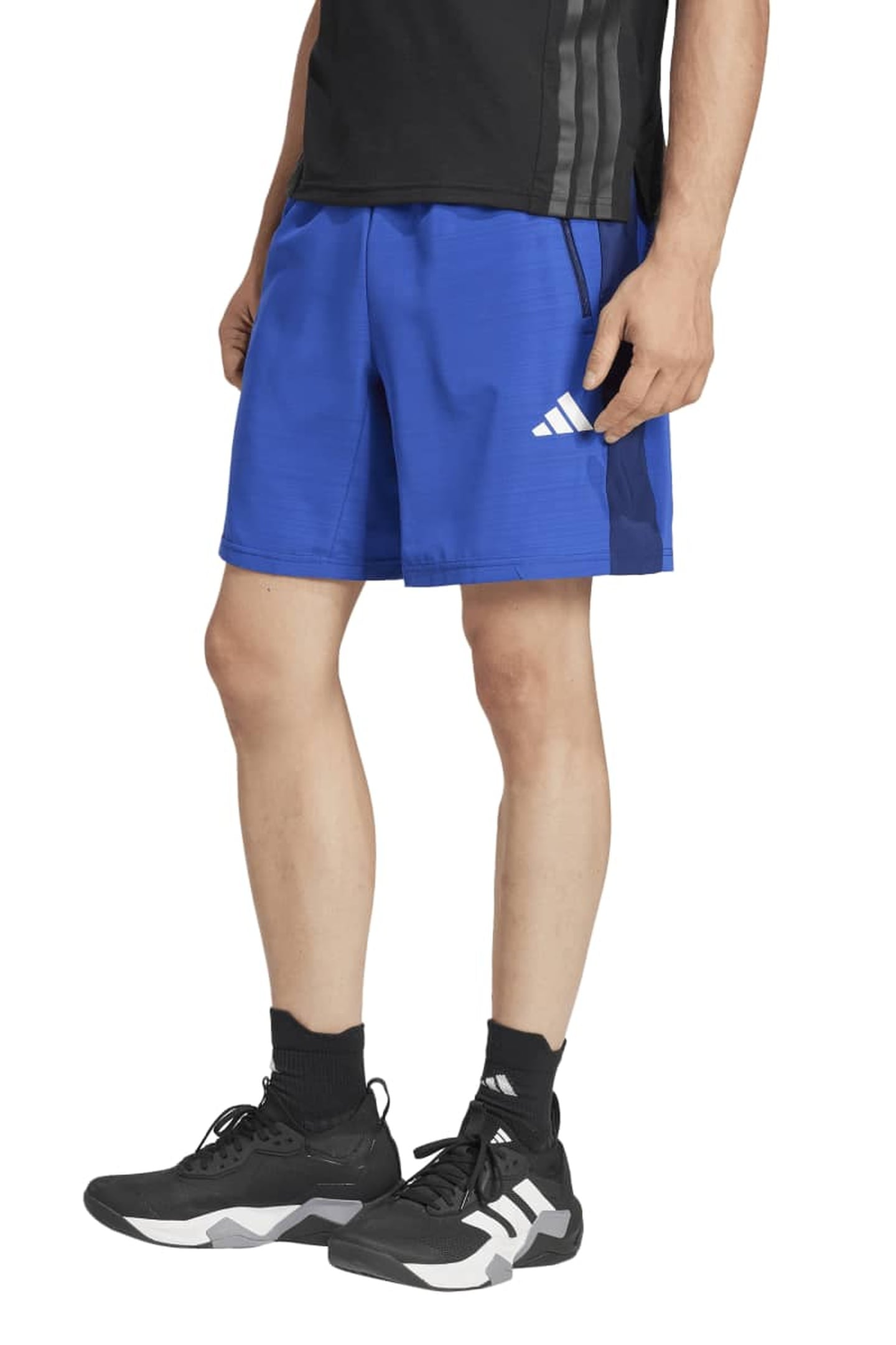 UNISEX PERFORMANCE TRAIN ESSENTIALS WOVEN MELANGE SHORTS DAR 1