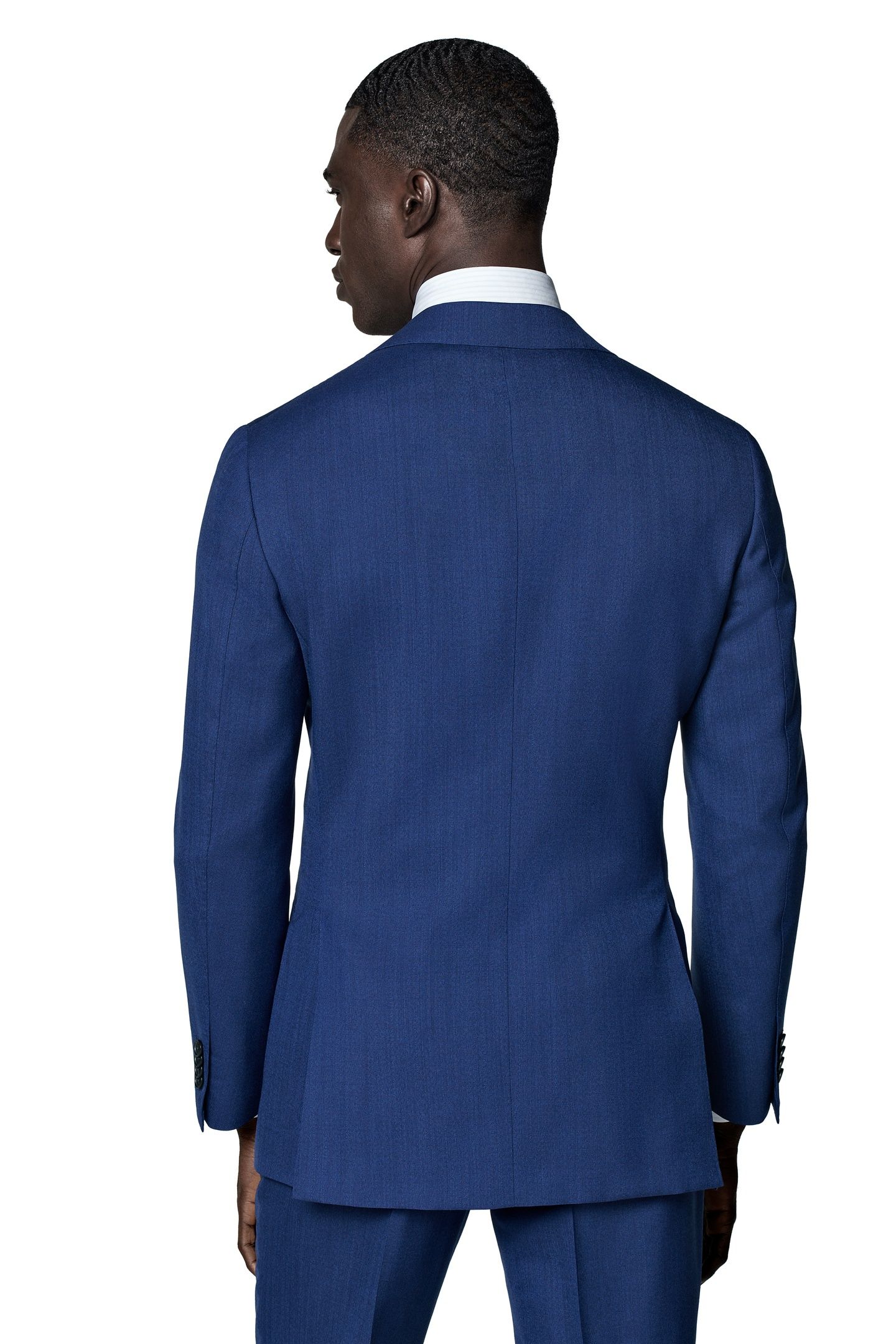 HAVANA MID BLUE PURE WOOL S110 NESTED SUITS MID BLUE 5