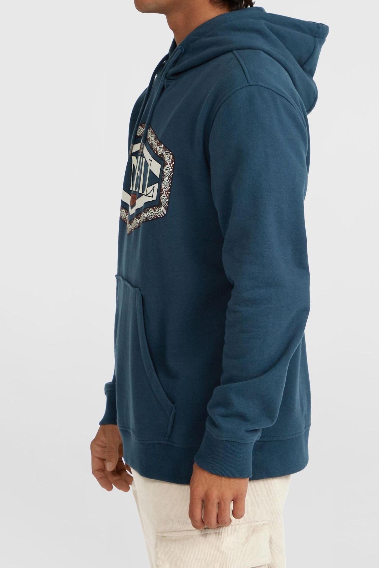 O'NEILL FRONT PRINT HOODIE ALMA STEEL 4