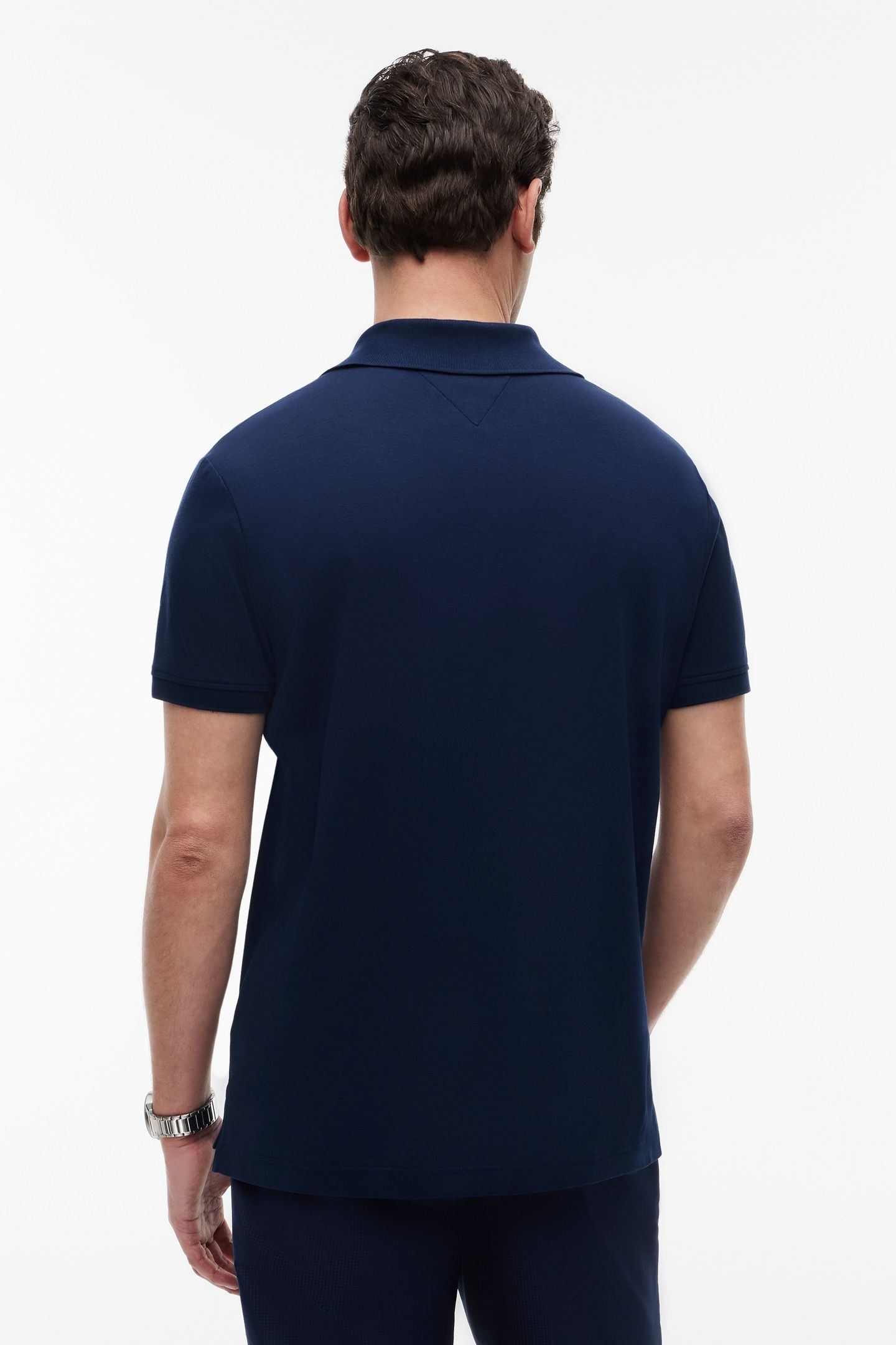 INTERLOCK ZIP REGULAR POLO CARBON NAVY 3