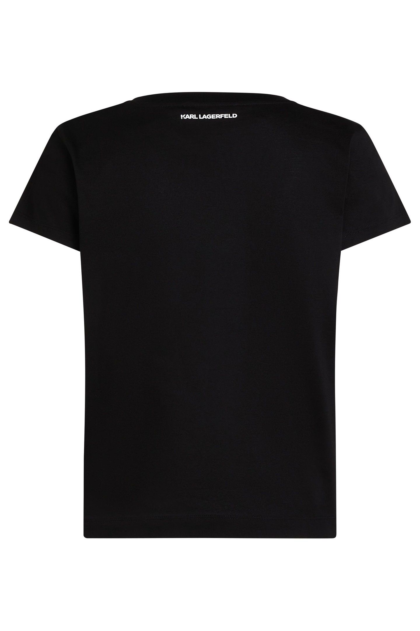 HEARTS V-NECK T-SHIRT BLACK 4