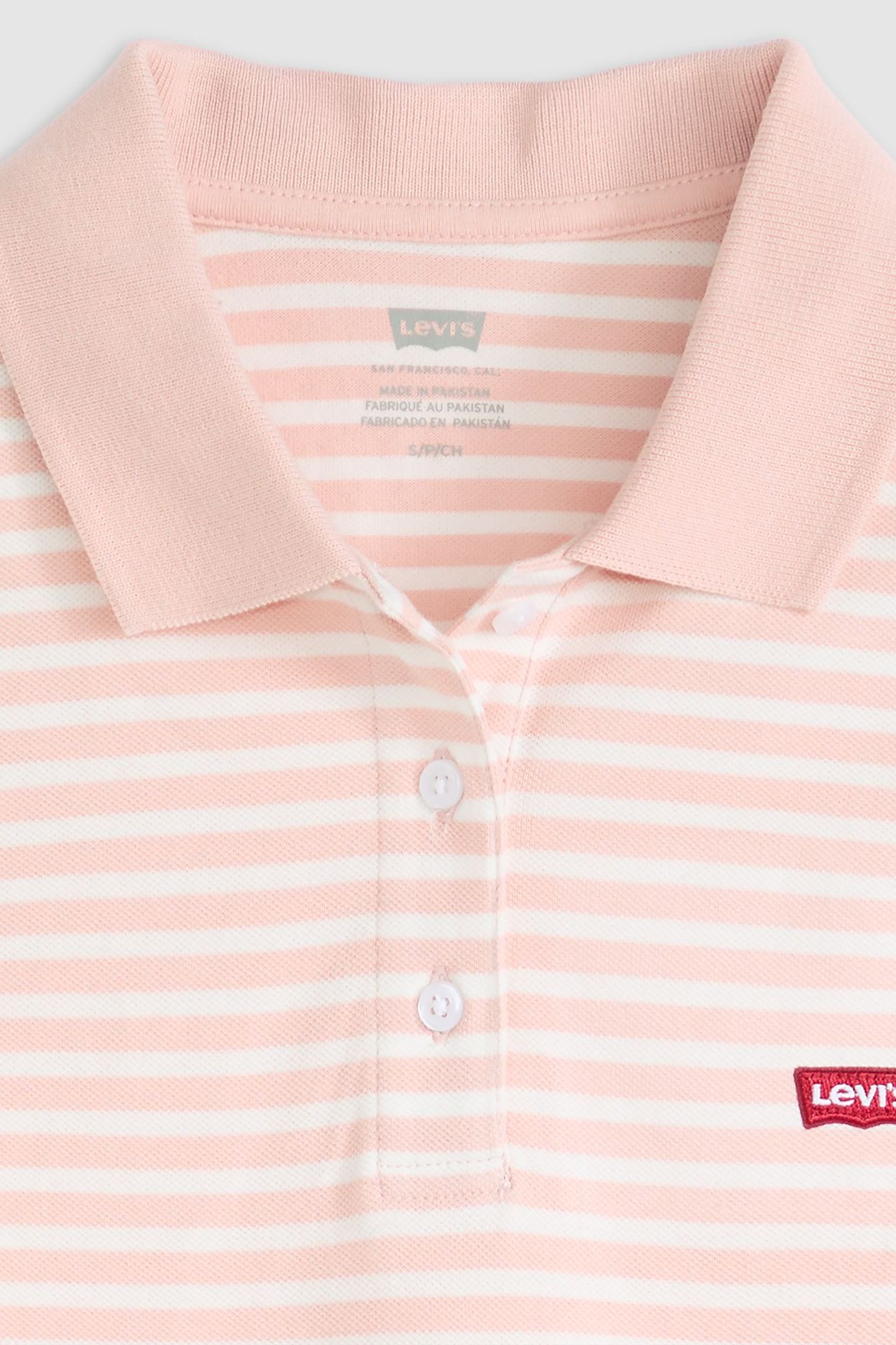 LEVIS HM POLO MARIGOLD STRIPE PEACHSKIN 5