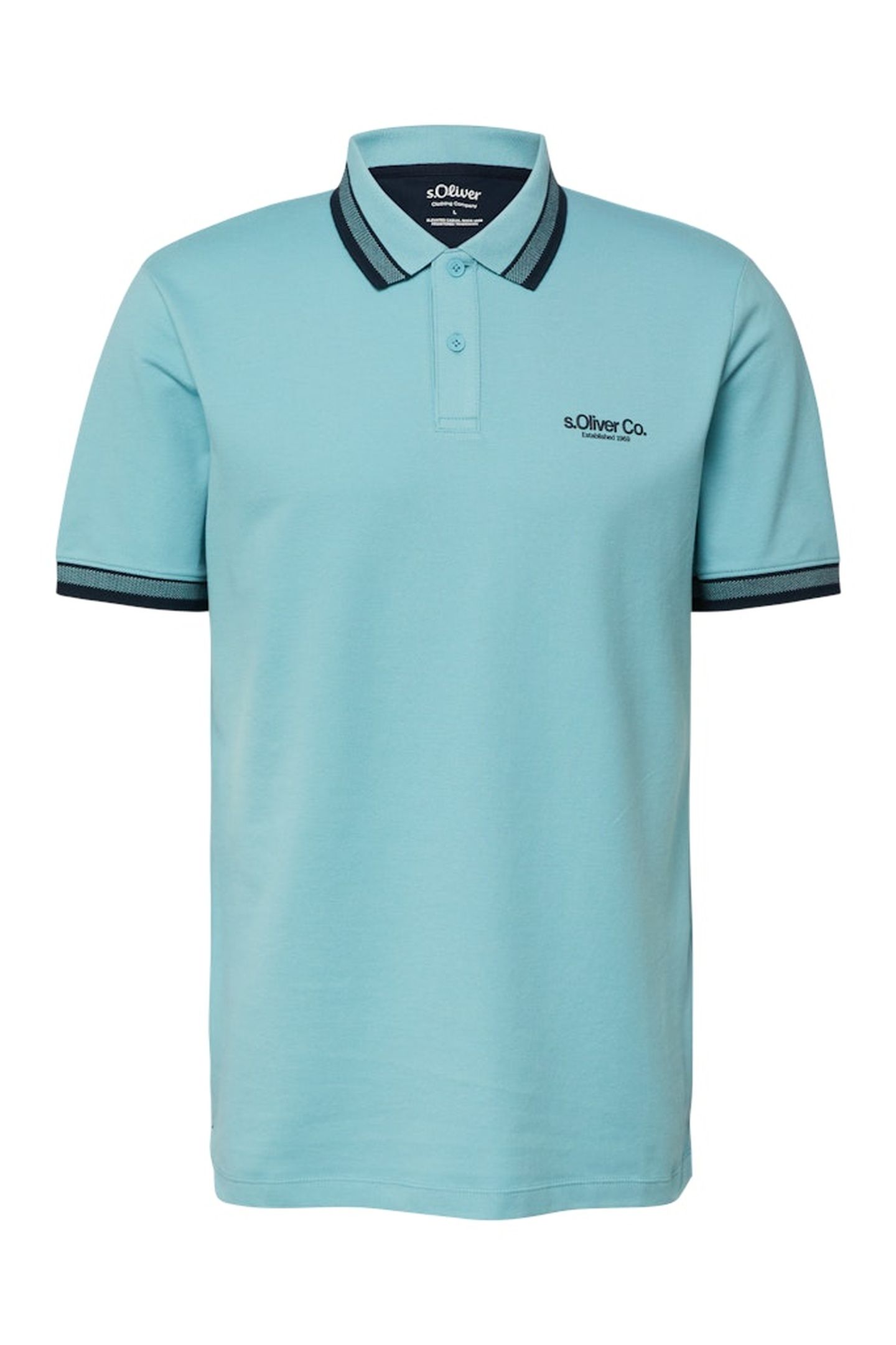 S.OLIVER POLOSHIRTS BLUE AQUA 5