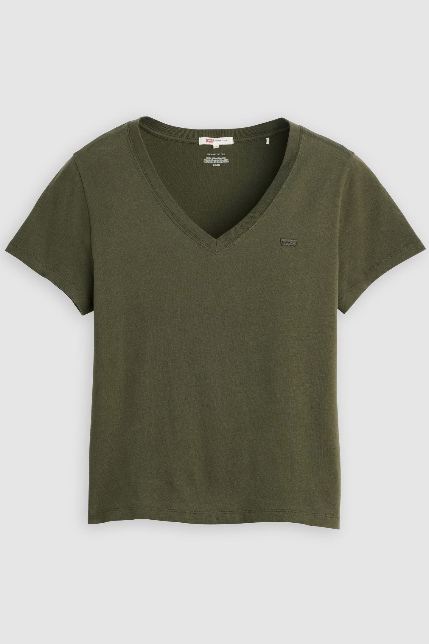 FAVORITE COTTON V-NECK TEE 3