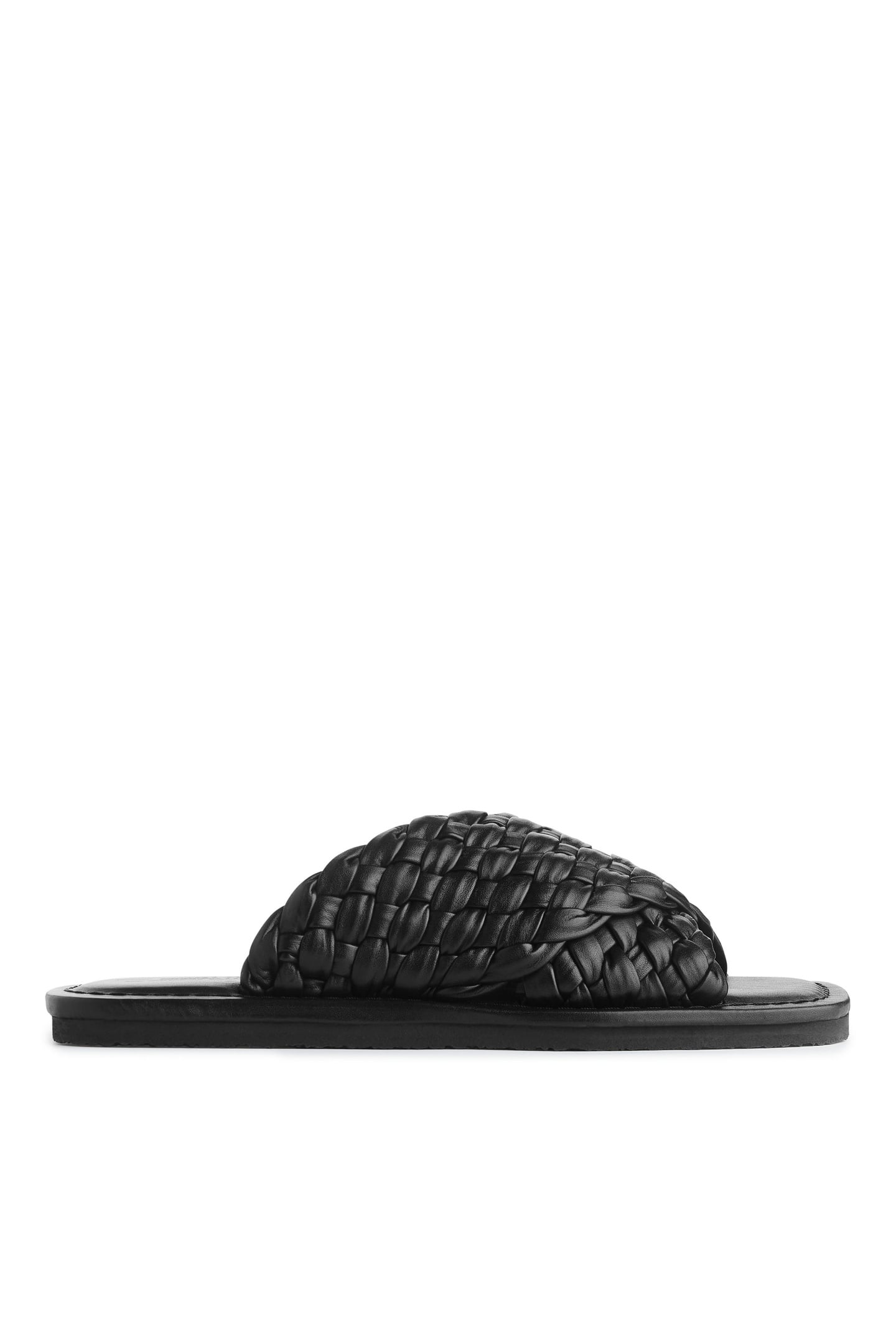 NAXOS WOVEN SLIDE BLACK 1