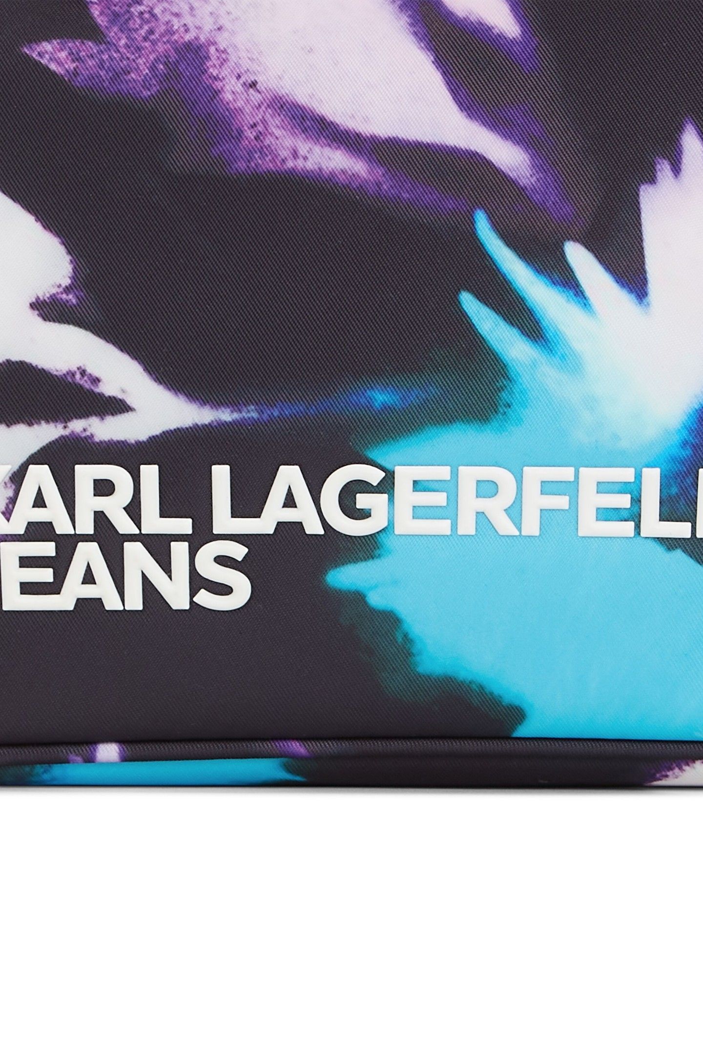 ESSENTIAL NYLON BAG FLORAL BLACK 5