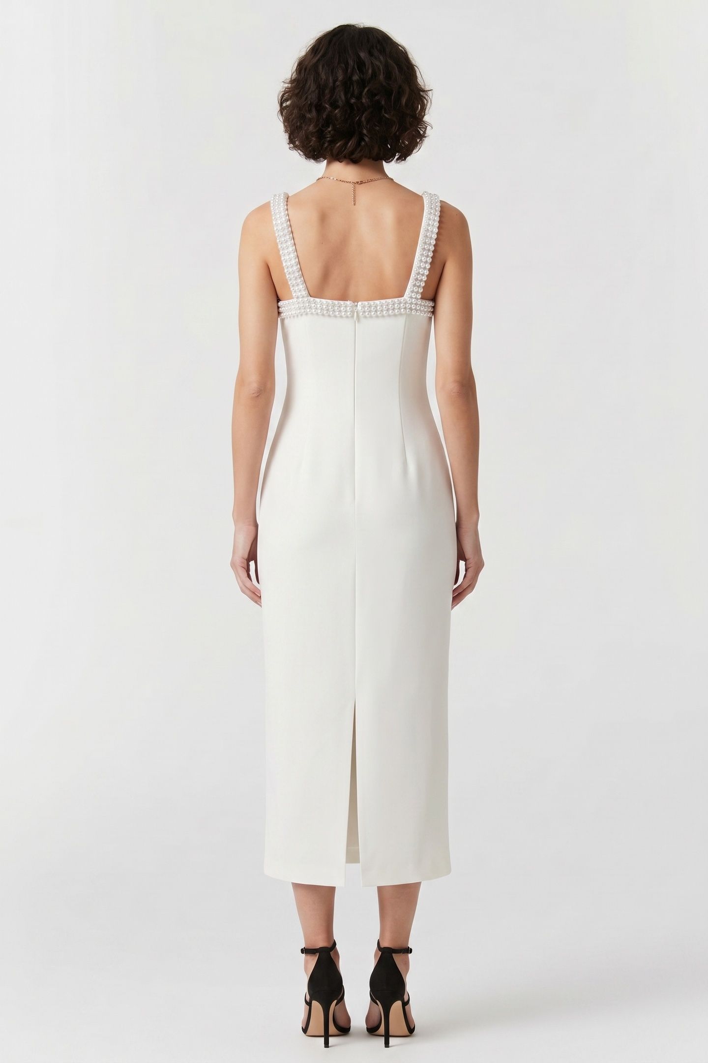 PEARL MIDI DRESS WHITE 2