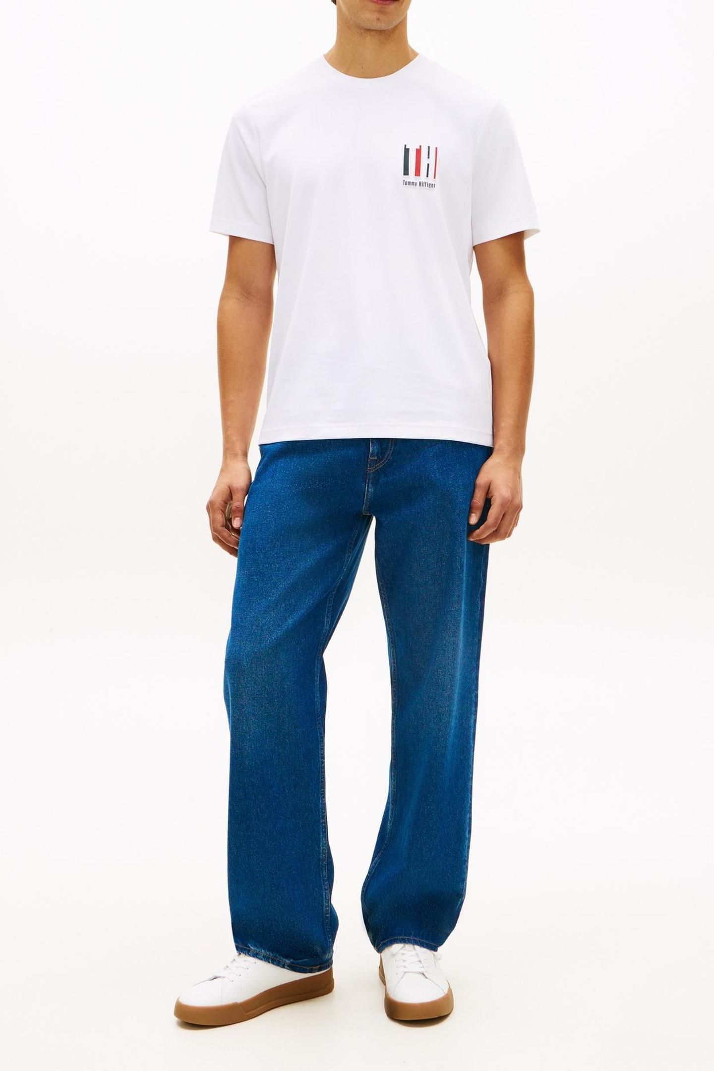 ICON INTERLOCK EMBOS T-SHIRT WHITE 1