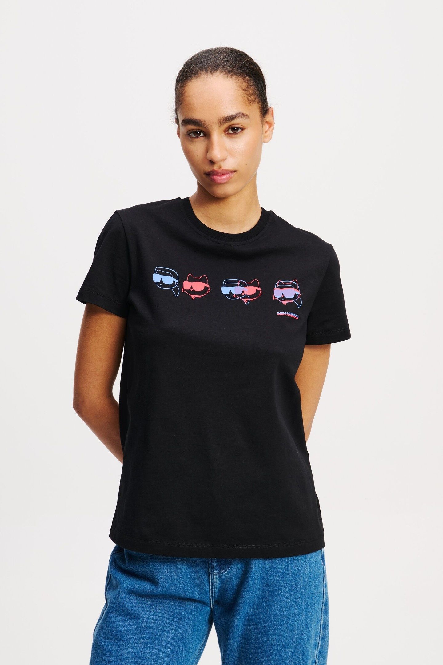 IKON COLOUR REGULAR T-SHIRT BLACK 4
