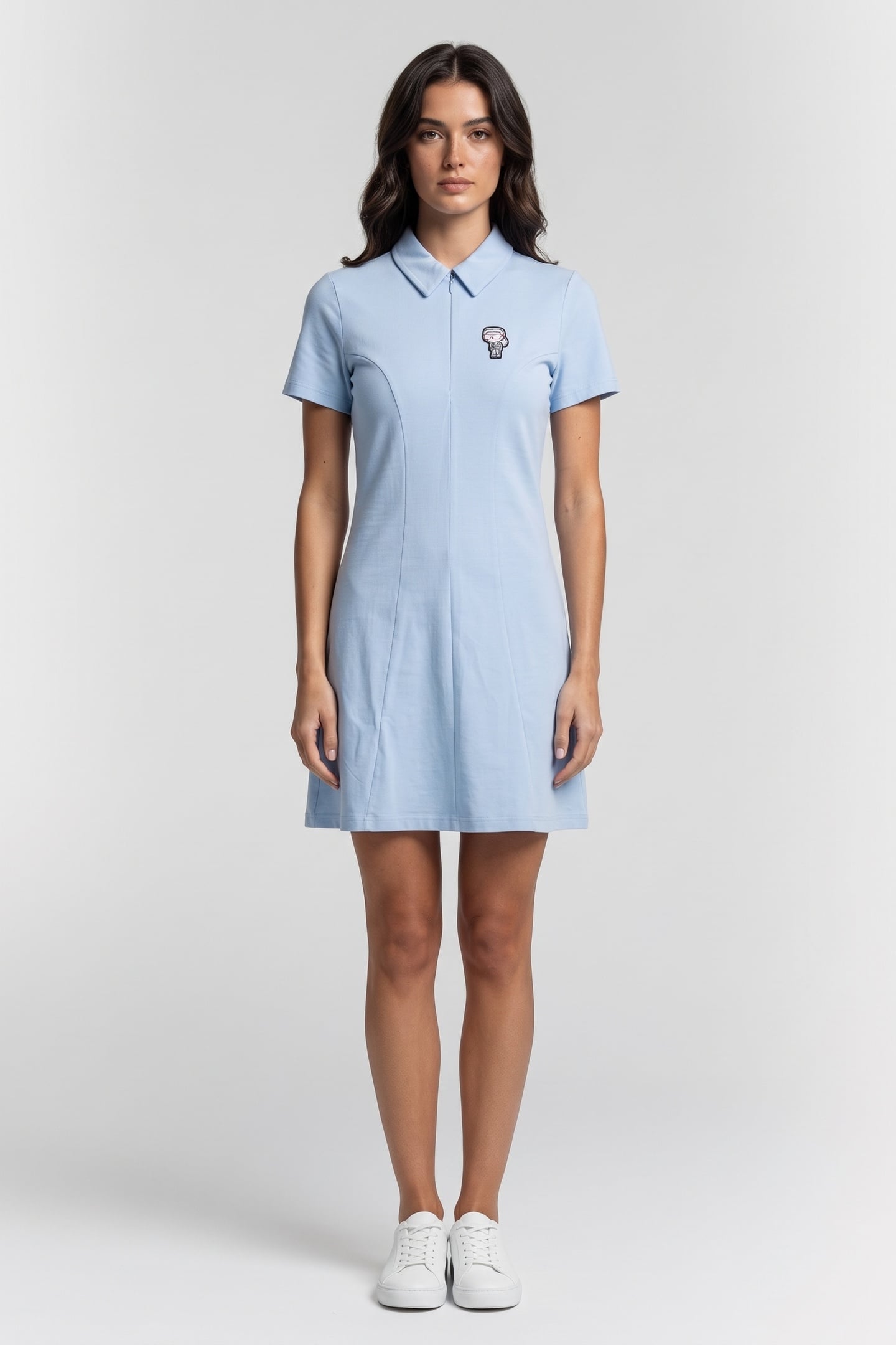 IKON SKETCH POLO ZIPPED DRESS WINDSURFER 1