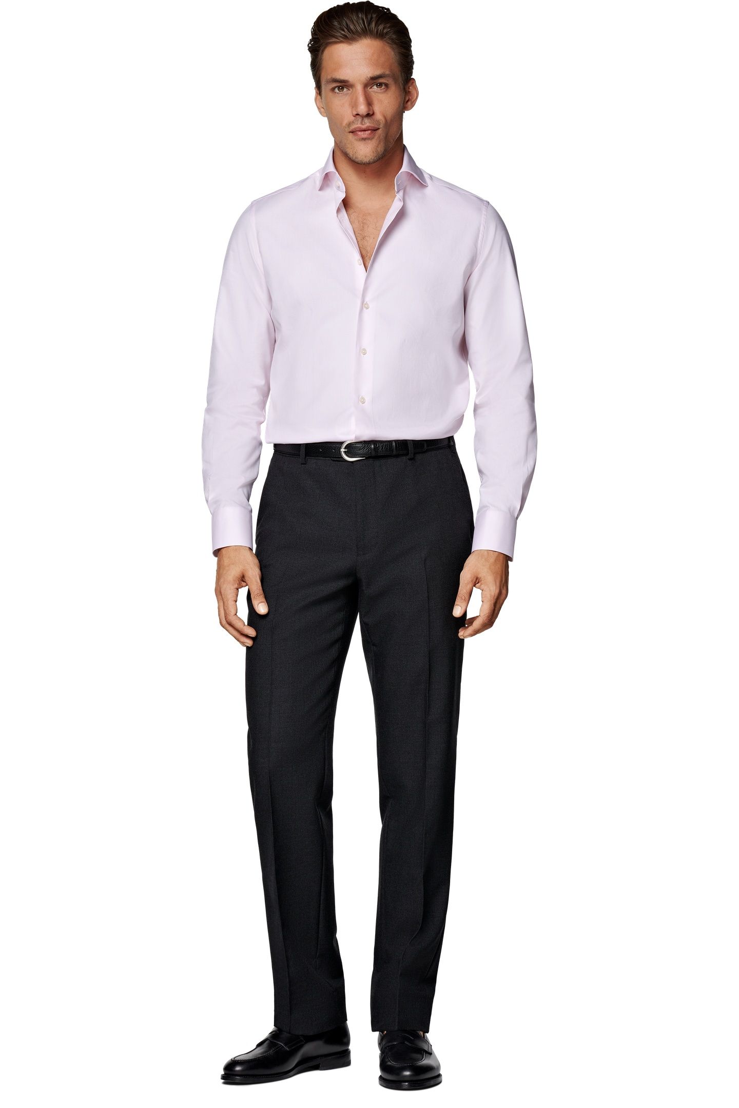 PLAIN CUTAWAY FORMAL SHIRTS PINK 4