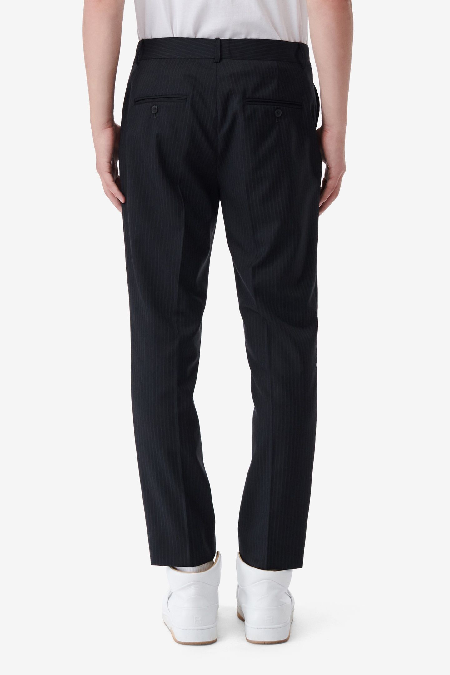 LOWESLIM TROUSER STRIPE GREY 3