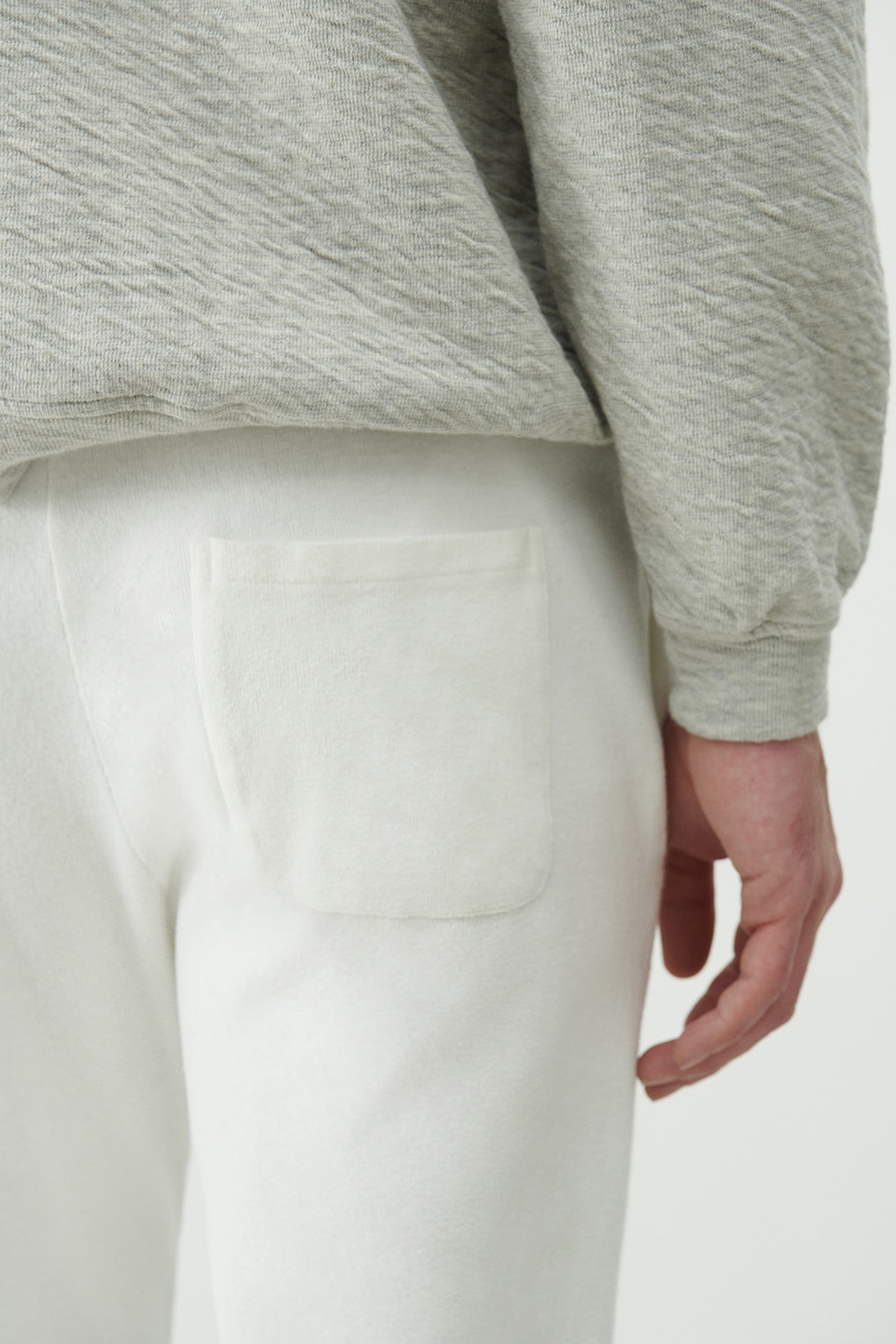 SONICAKE SWEAT PANTS BLANC 6