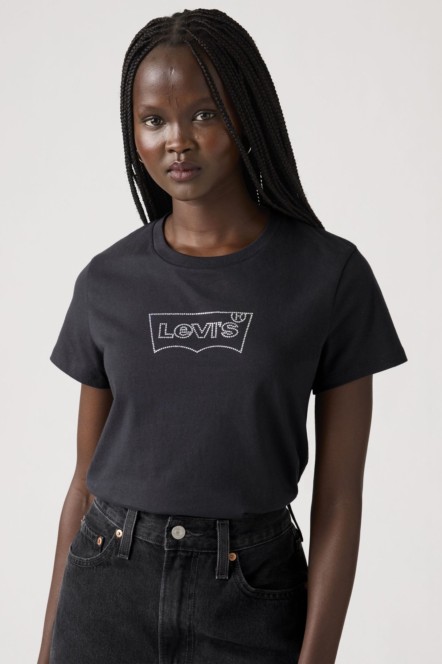 RHINESTONE PERFECT TEE 1