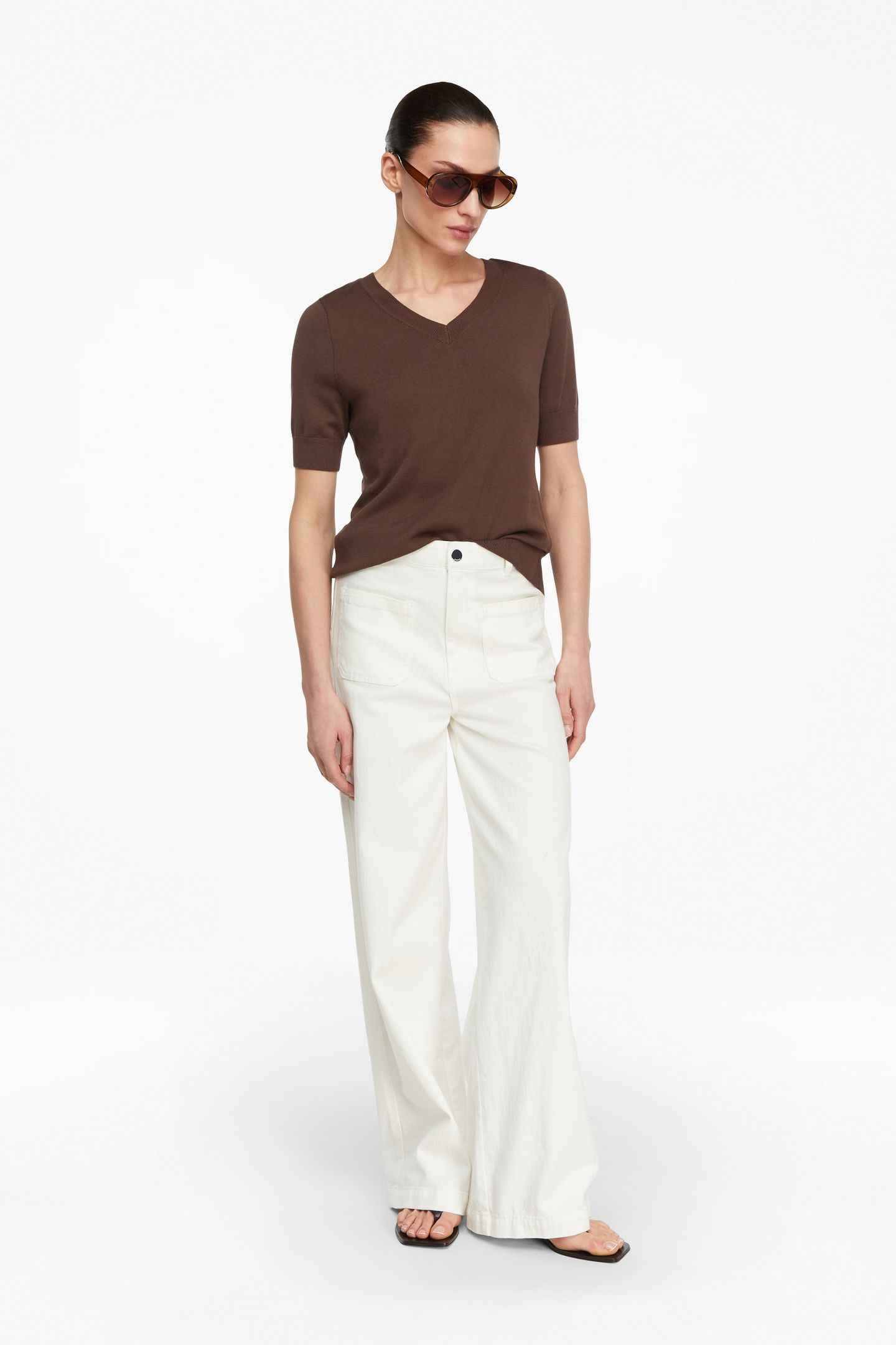 COMMA PULLOVER BROWN 3