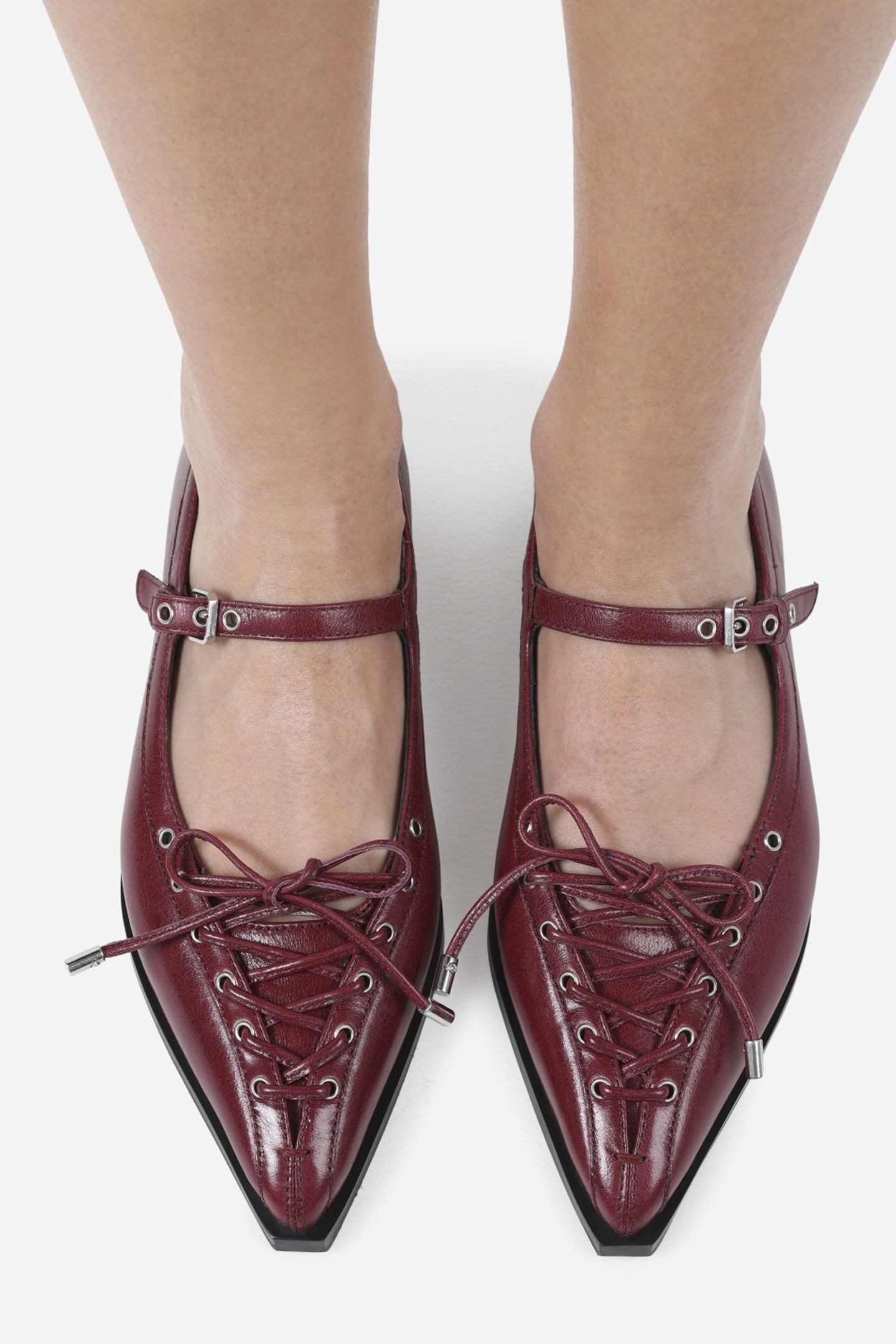 LAUR-YNN LOW SHOE WINTER OXBLOOD 5