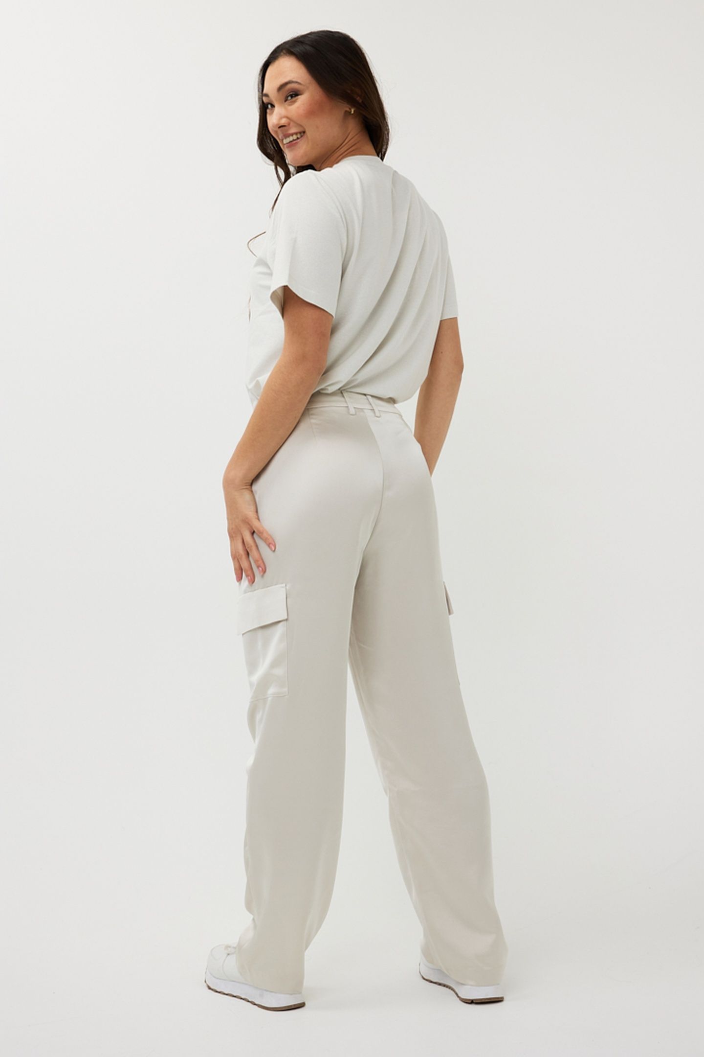 T-SHIRT S/SLVE WIDE FIT LUREX LIGHT STONE 4
