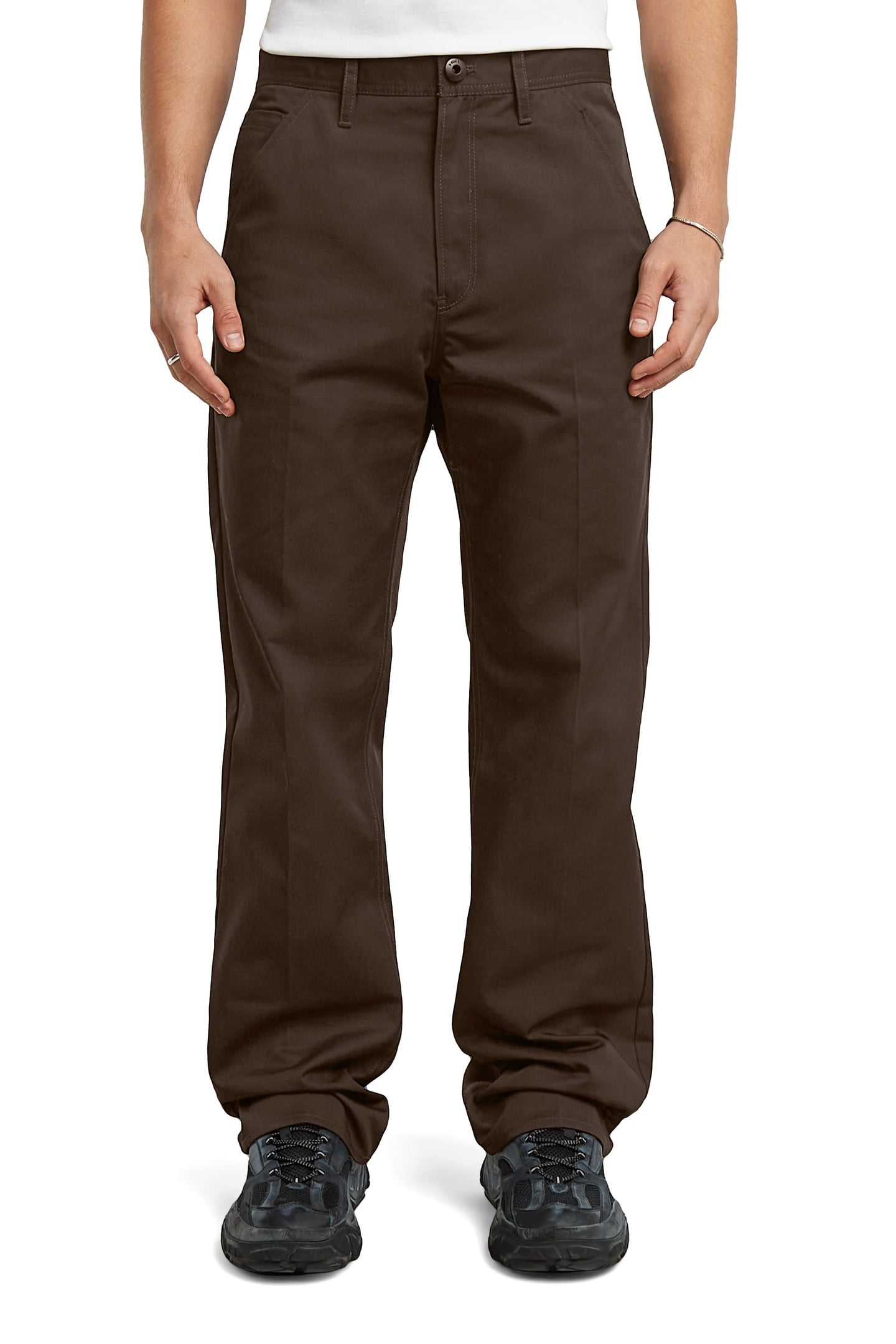 RELAXED STRAIGHT CHINO DEEP BROWN 3