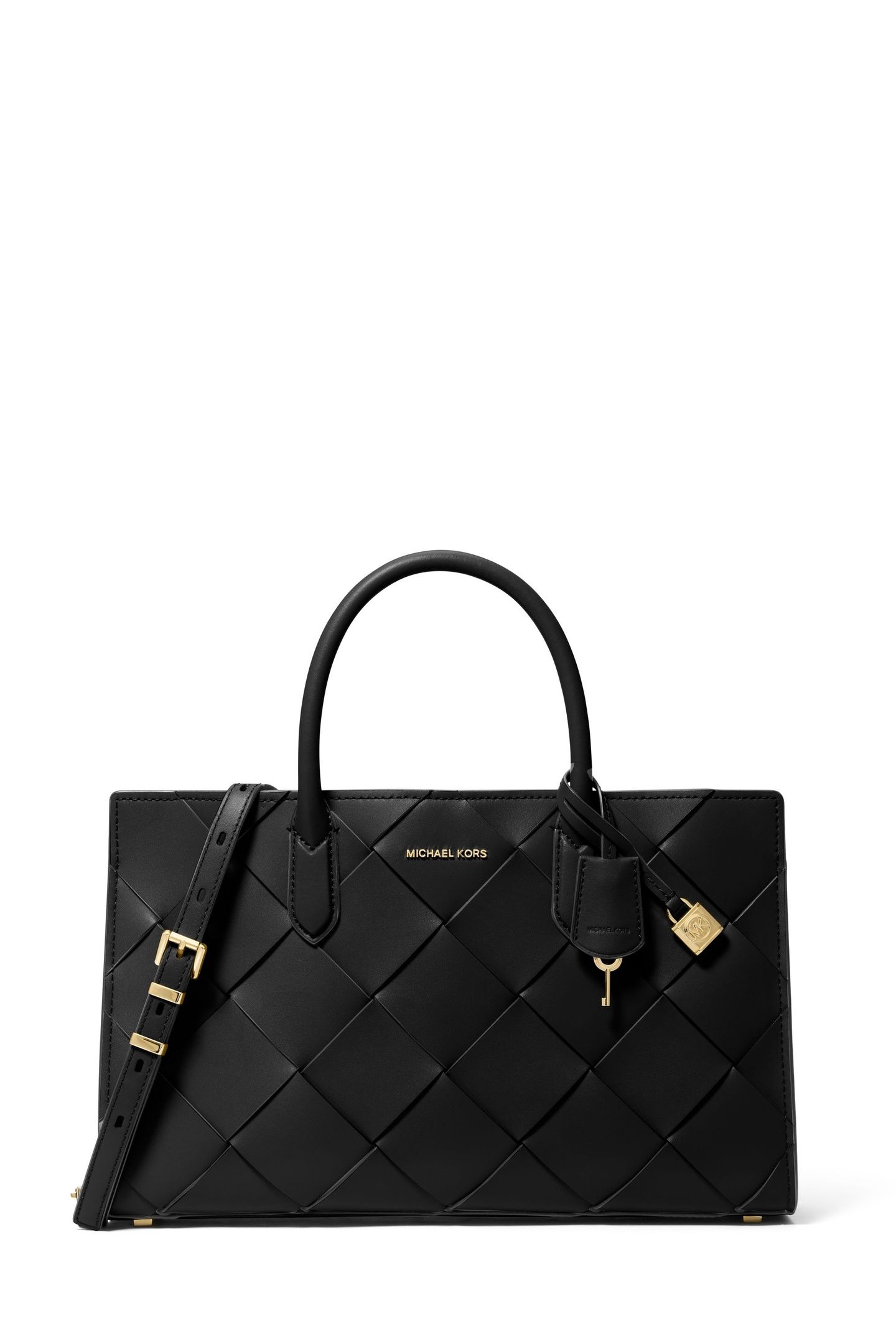 MEDIUM EAST/WEST SATCHEL BLACK 2