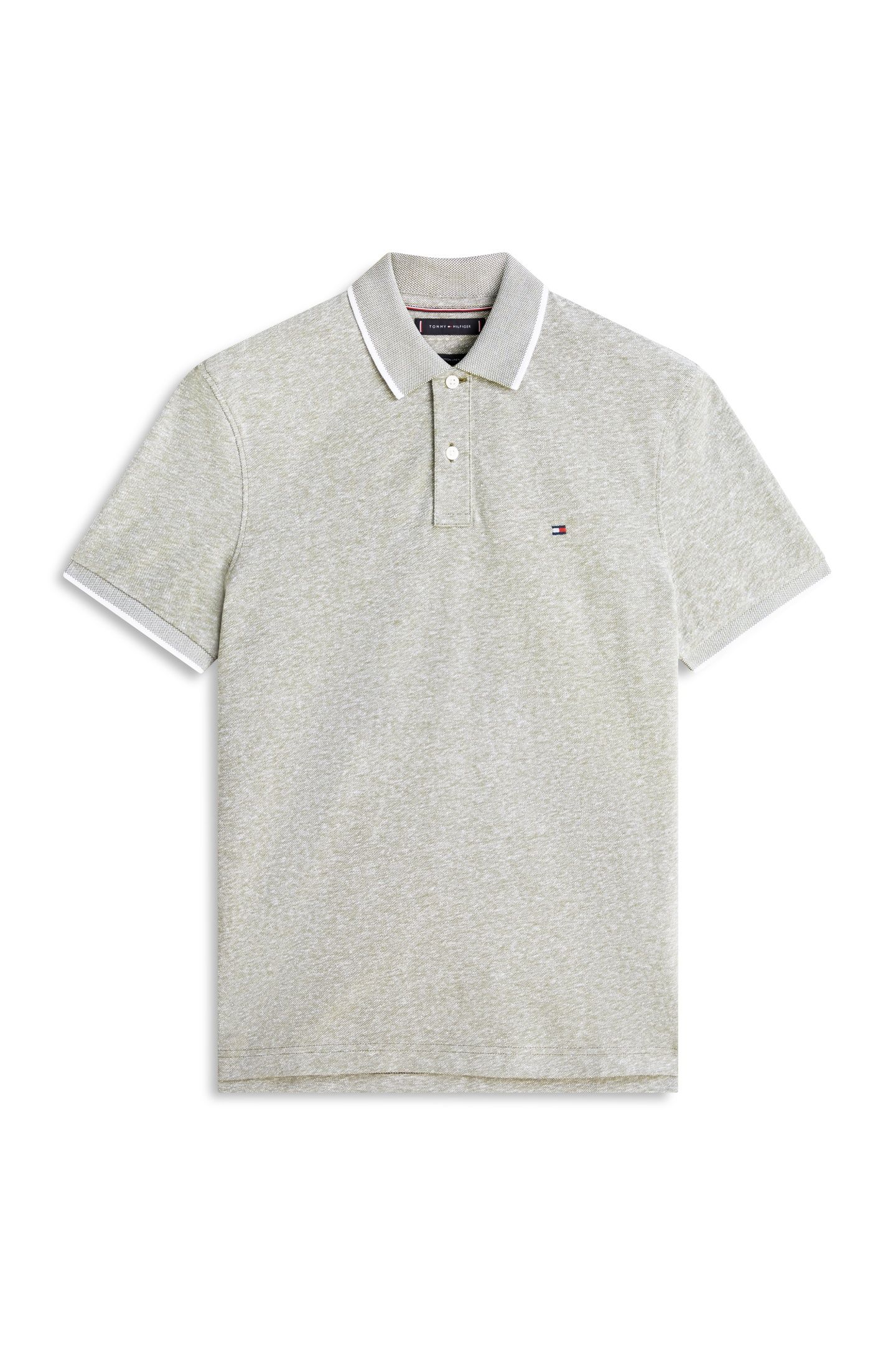 COTTON LINEN PIQUE POLO DARK ARTICHOKE 4