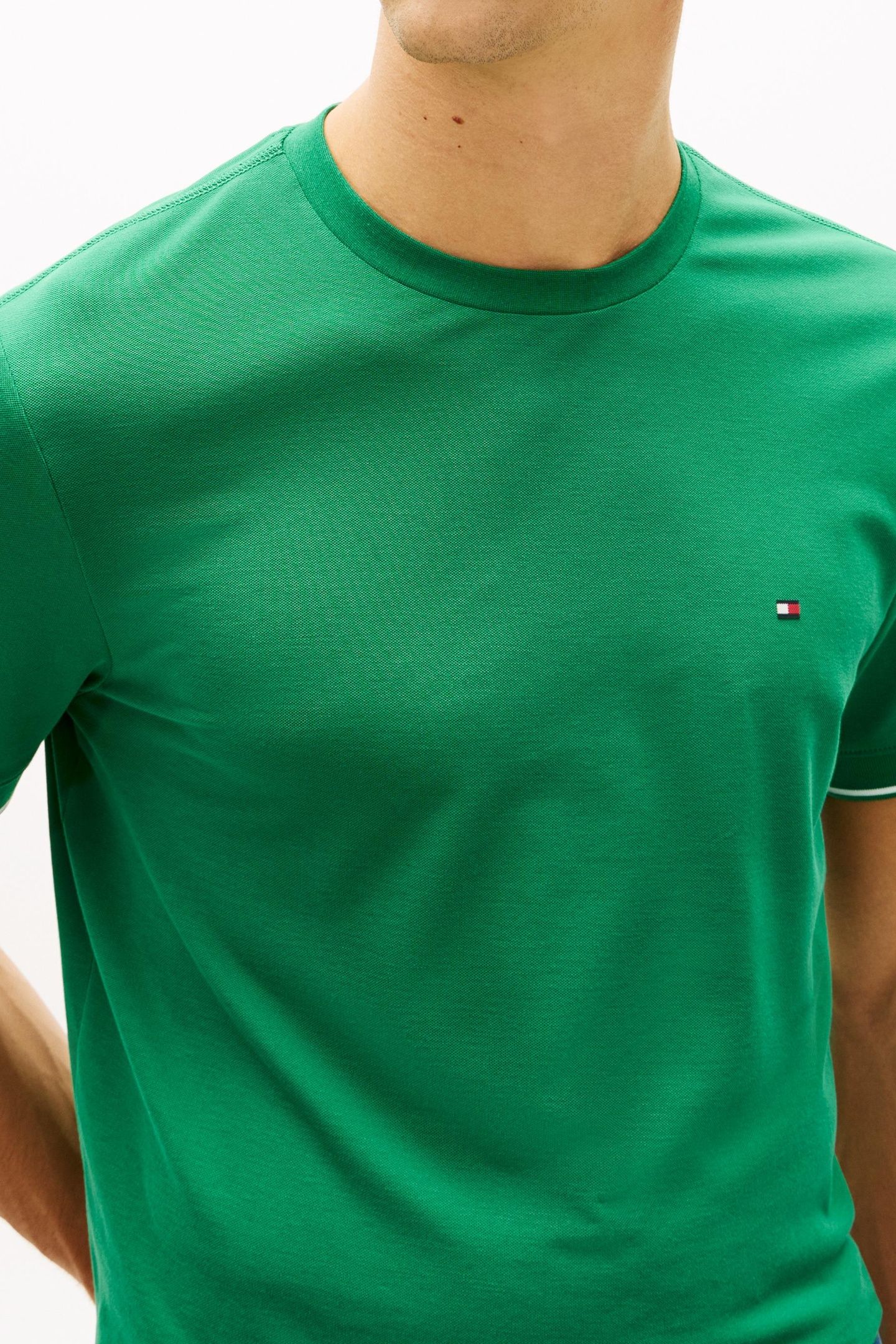 PERFORMANCE TIPPED T-SHIRT NOUVEAU GREEN 5