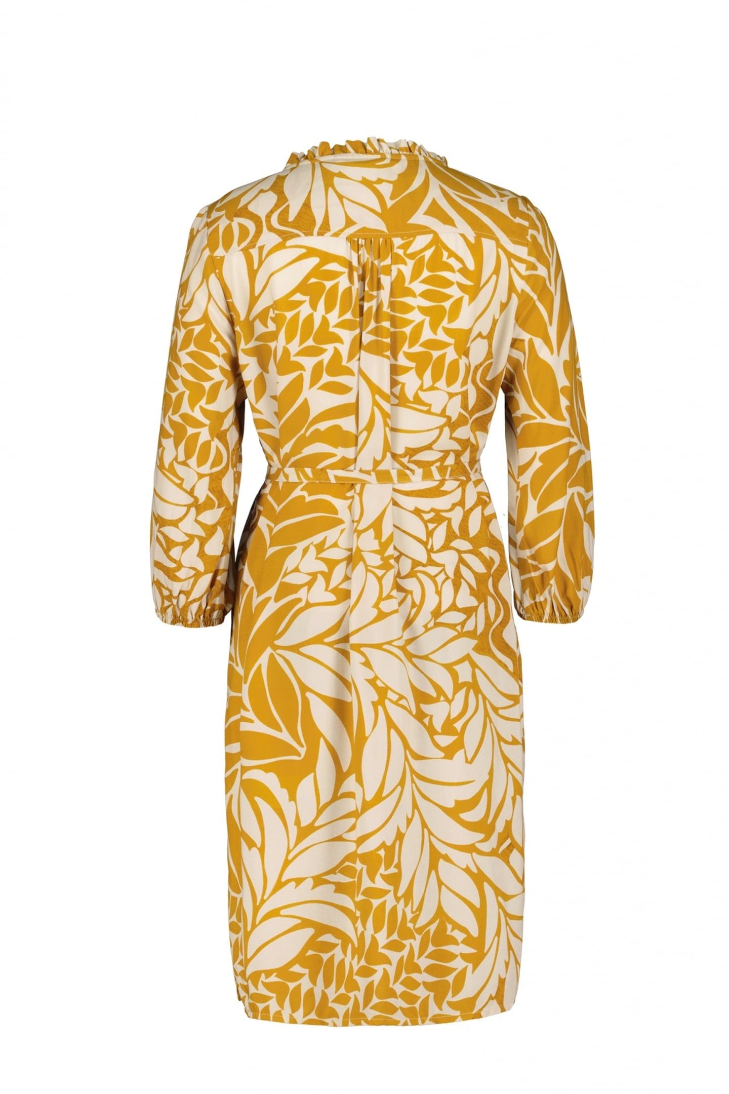 TUNIC ELVI BROWN WITH OASIS PRINT 7